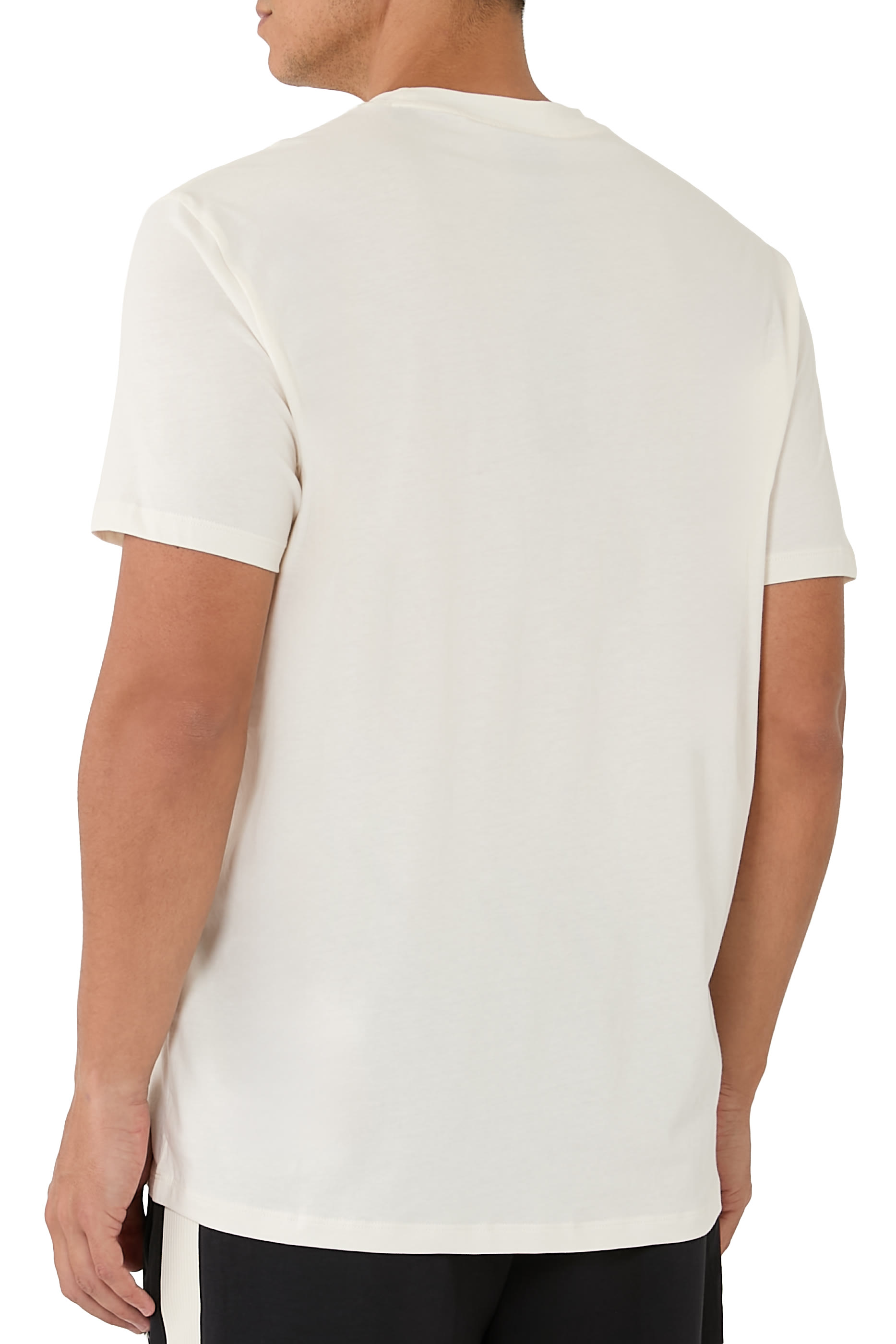 AX Logo Cotton-Jersey T-Shirt