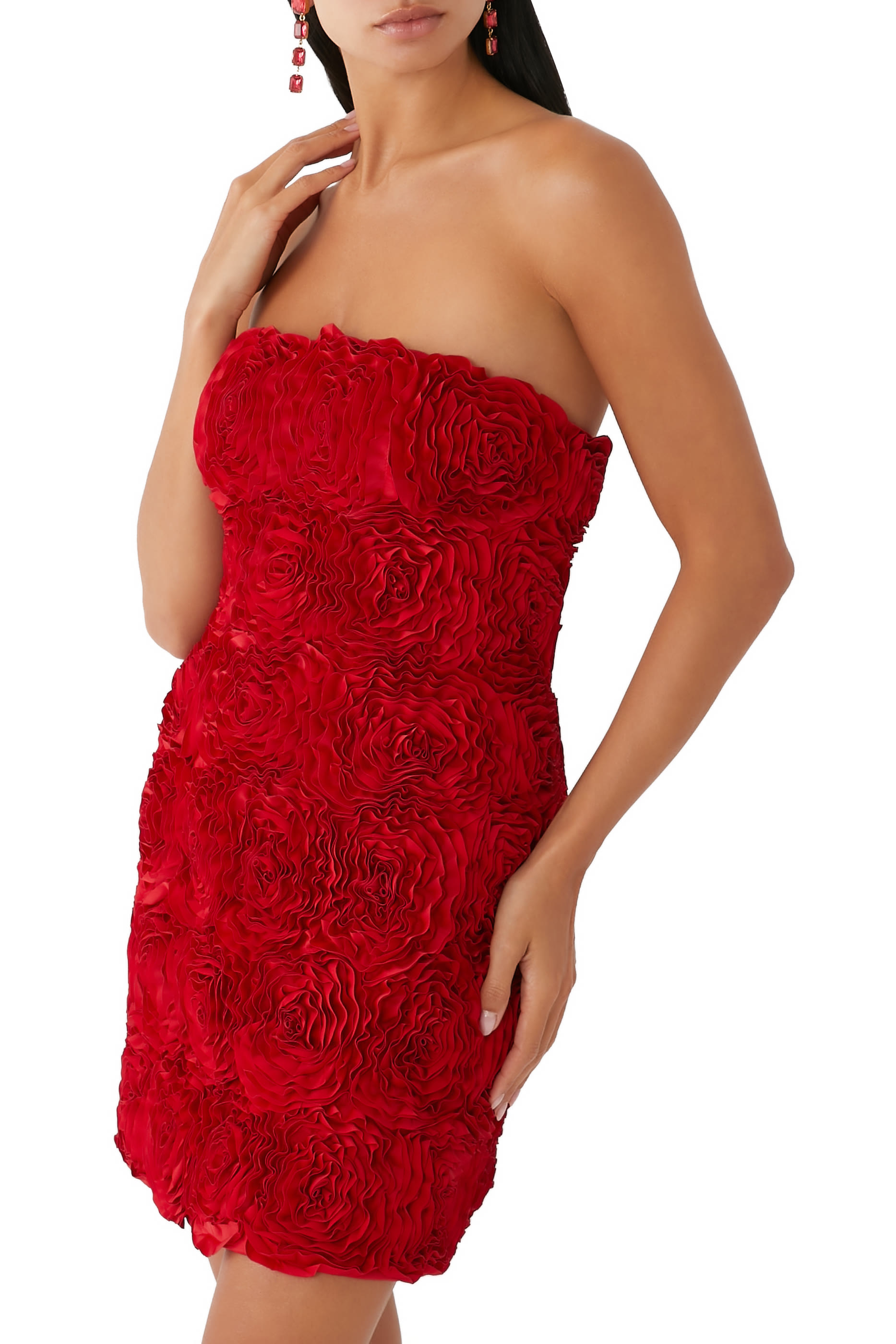 Gazer Rosette Mini Dress