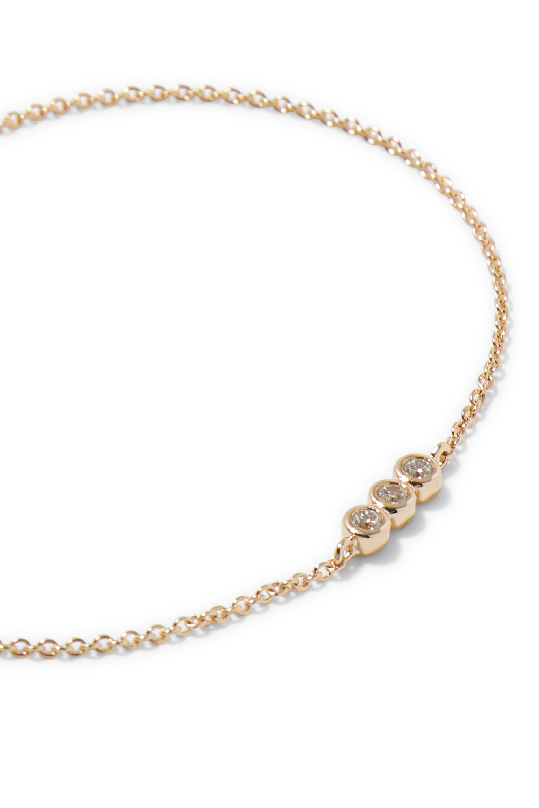 Fine Diamond Solitaire Trio Bracelet