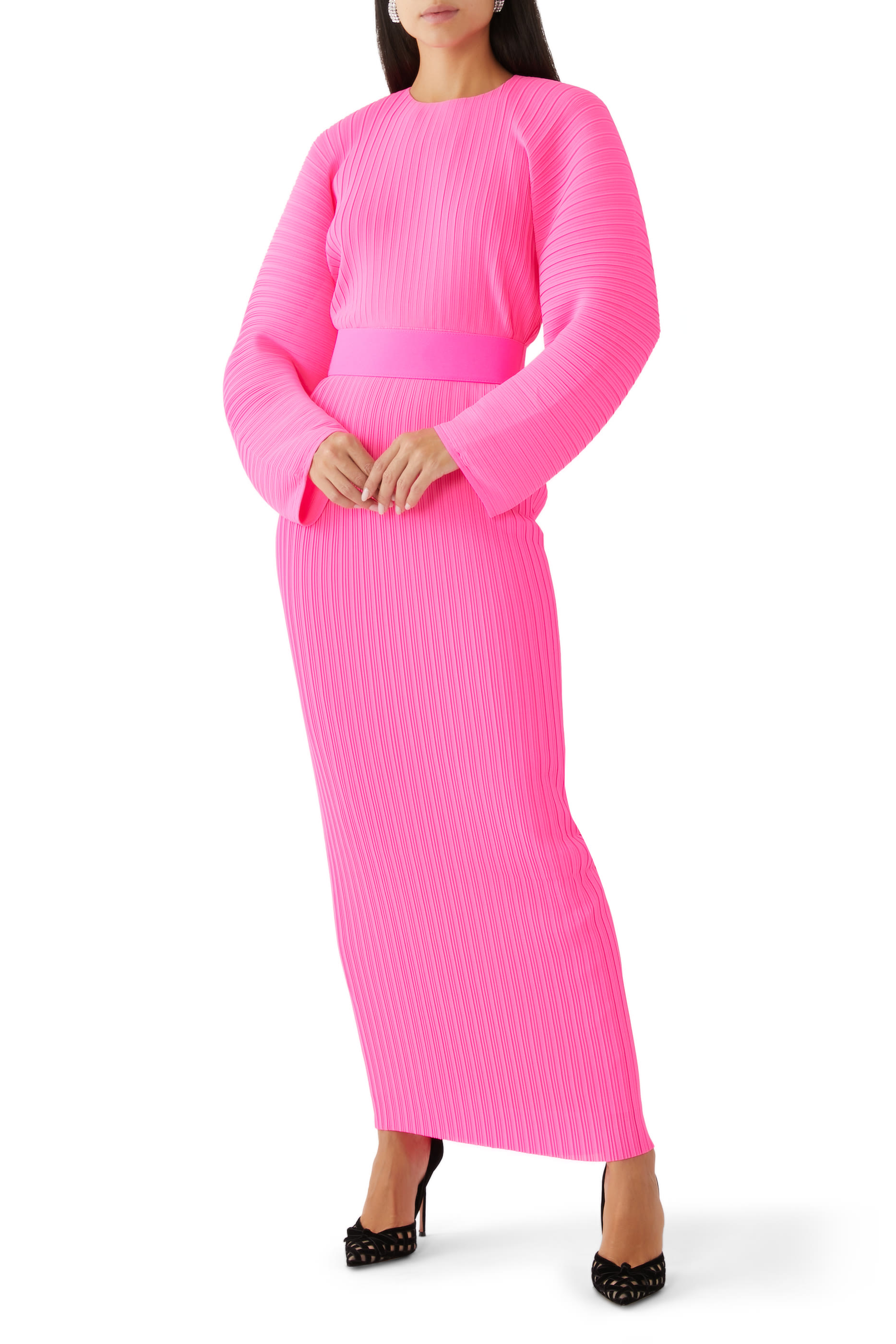 Mirabelle Pleated Maxi Dress