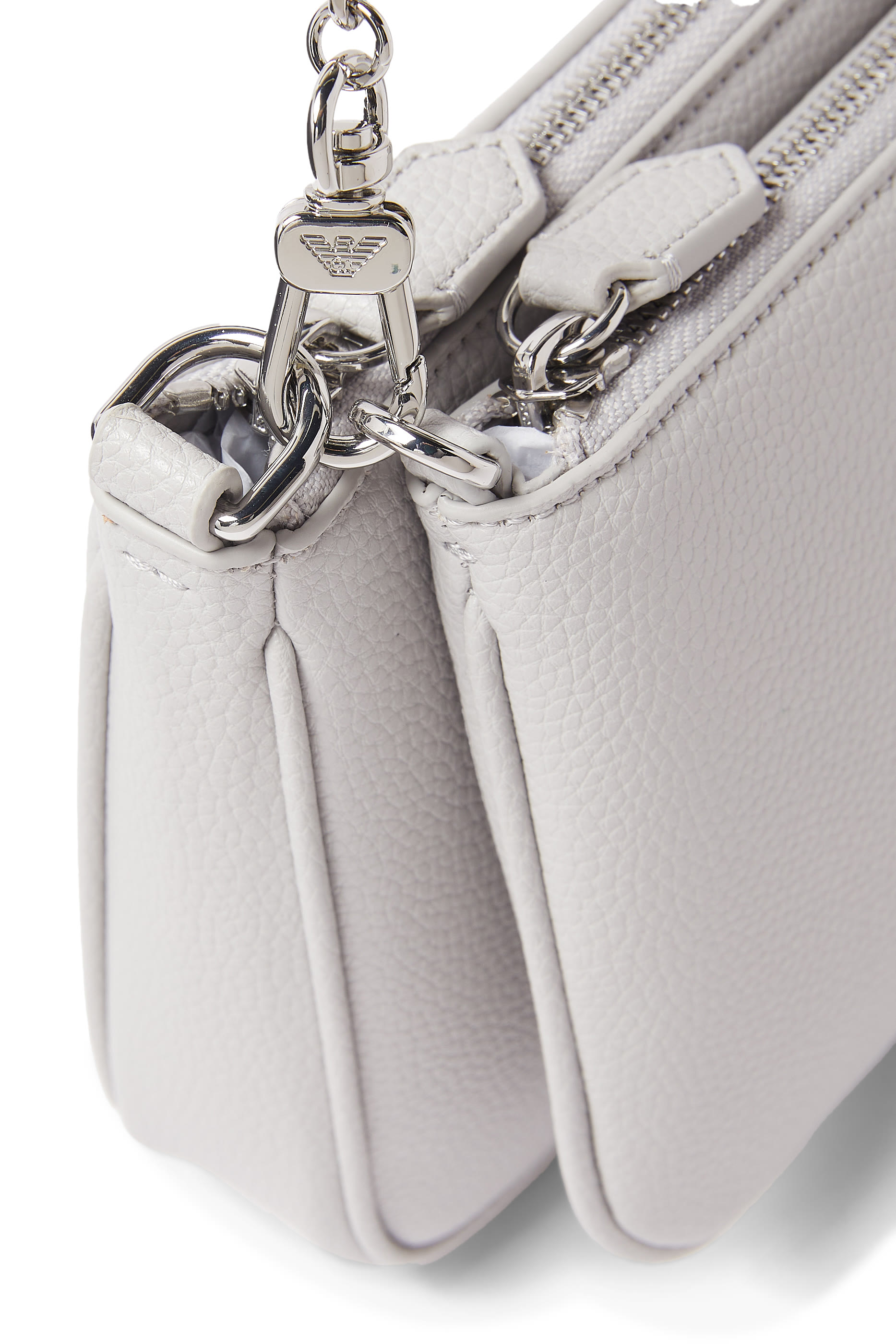 EA Text Logo Crossbody Bag