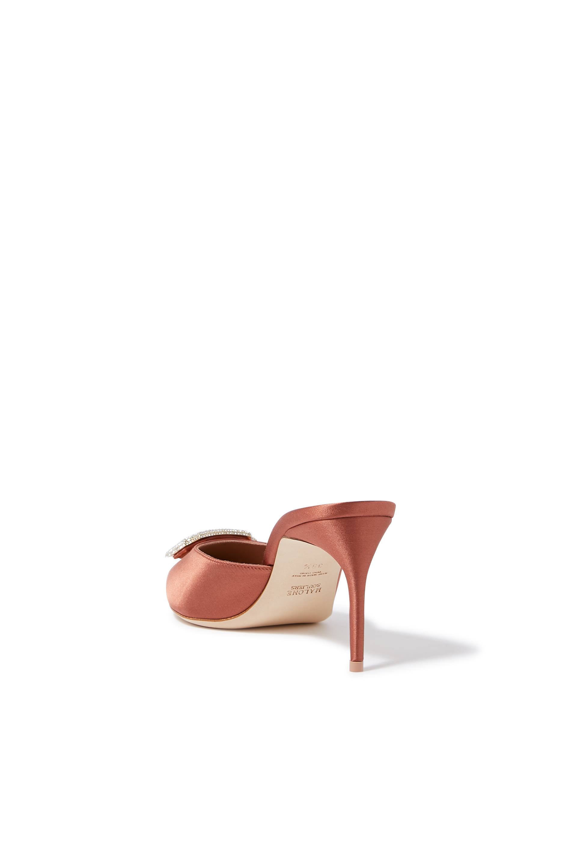 Mona 70 Satin Mules