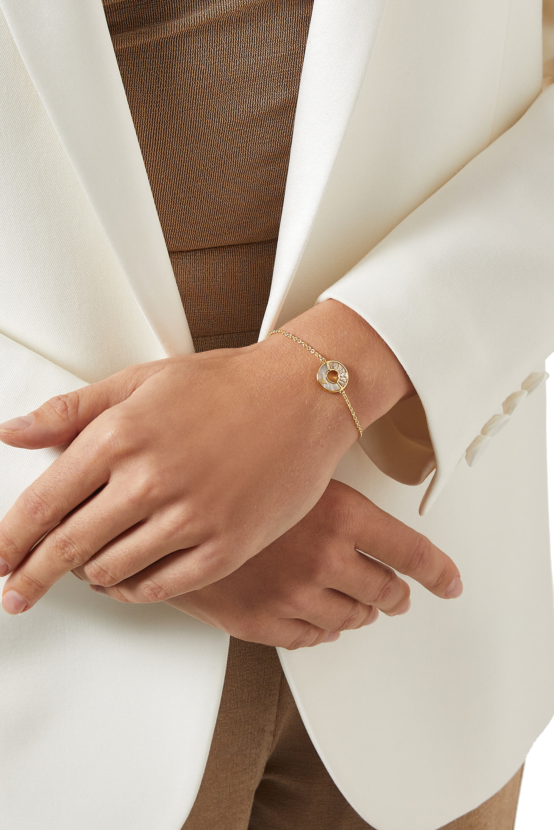 Essential Bracelet, Sterling Silver & Mother of Pearl