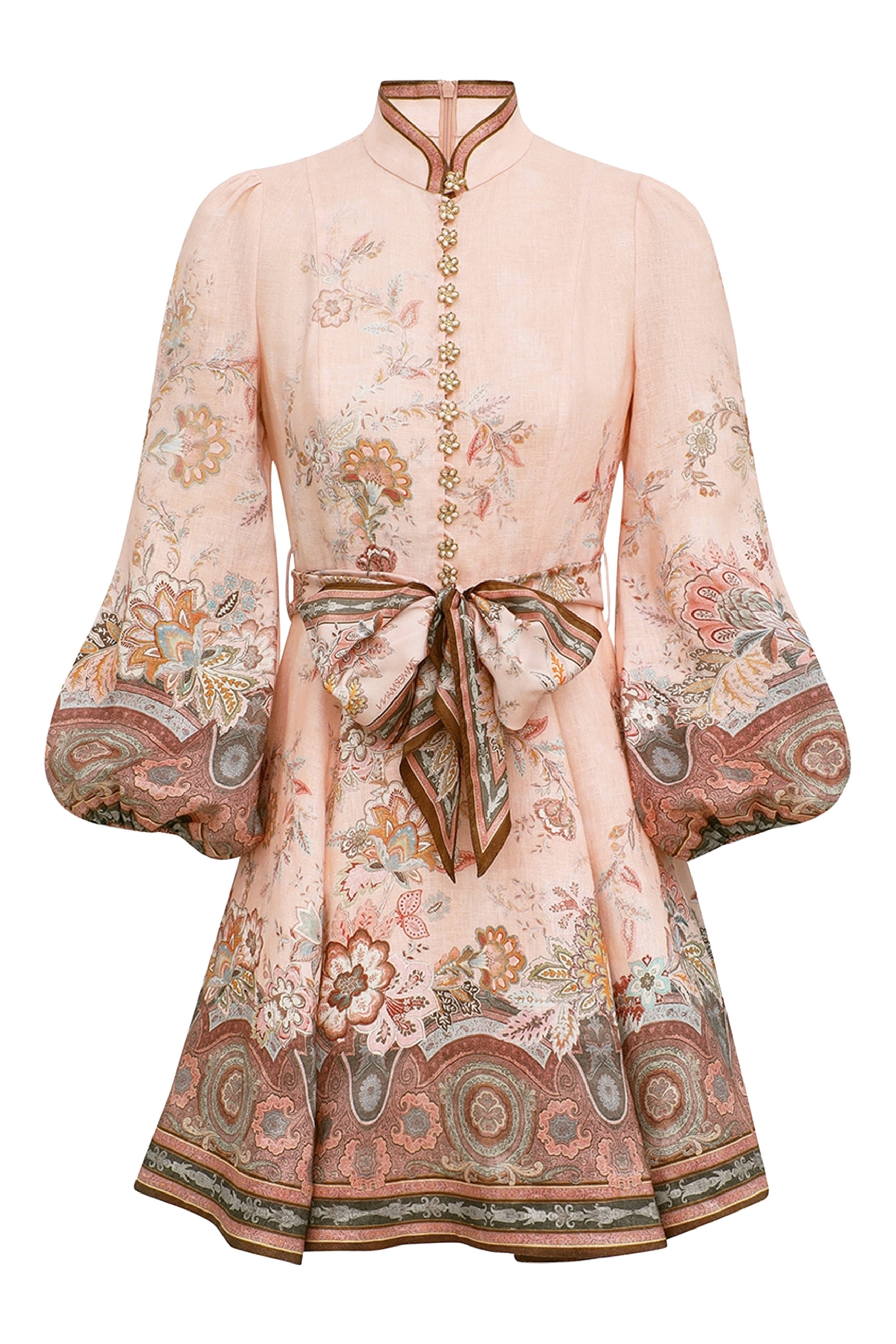 Alchemy Button Mini Dress