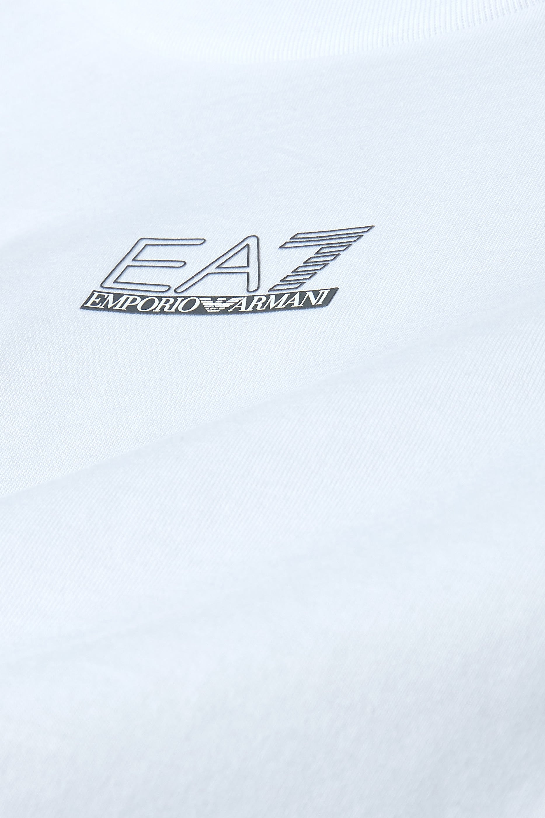 Kids EA7 Monogram Logo T-Shirt