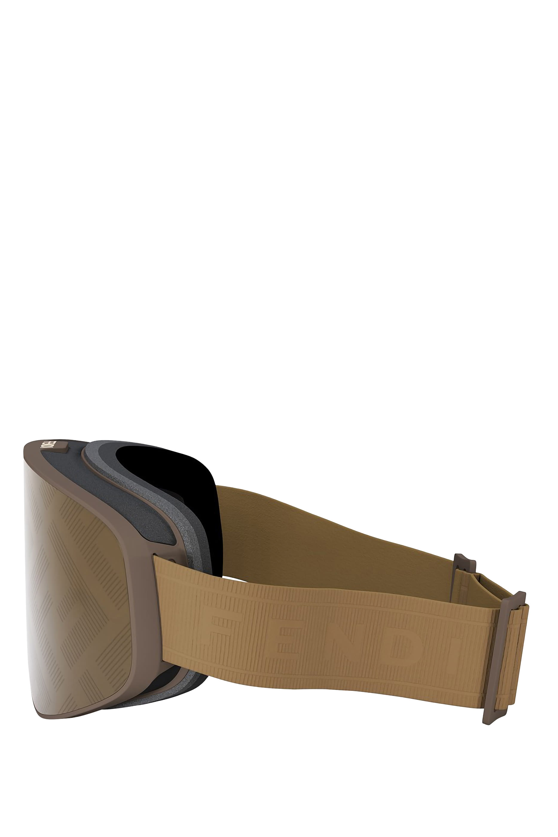 Brown Rectangular Ski Mask