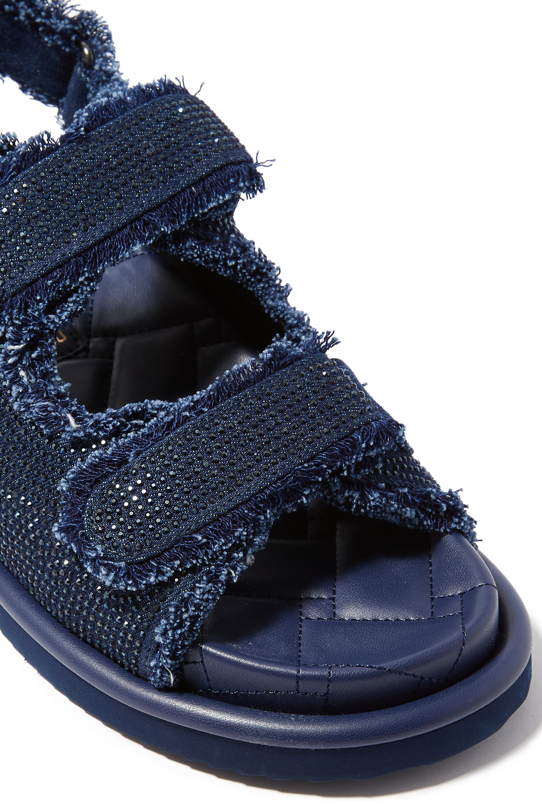 Orson Eagle Quilted Chunky Sandals