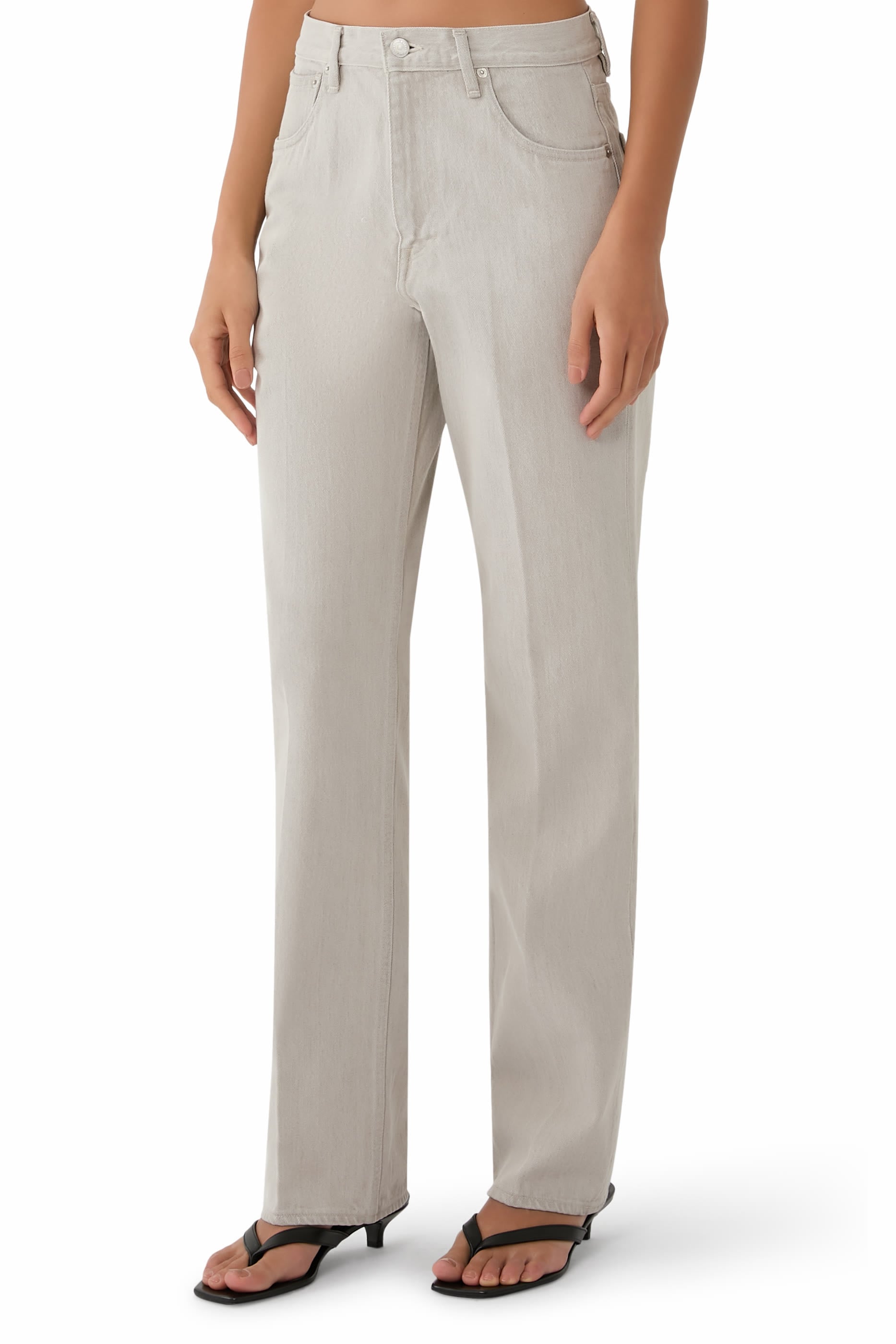 Faded Hard Twist Denim 5P Pants