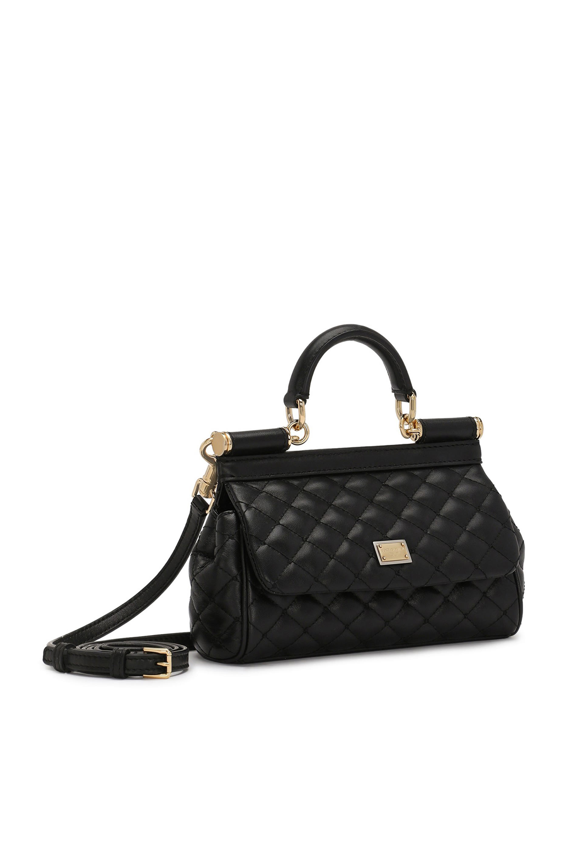 Small Sicily Quilted Nappa Leather Handbag