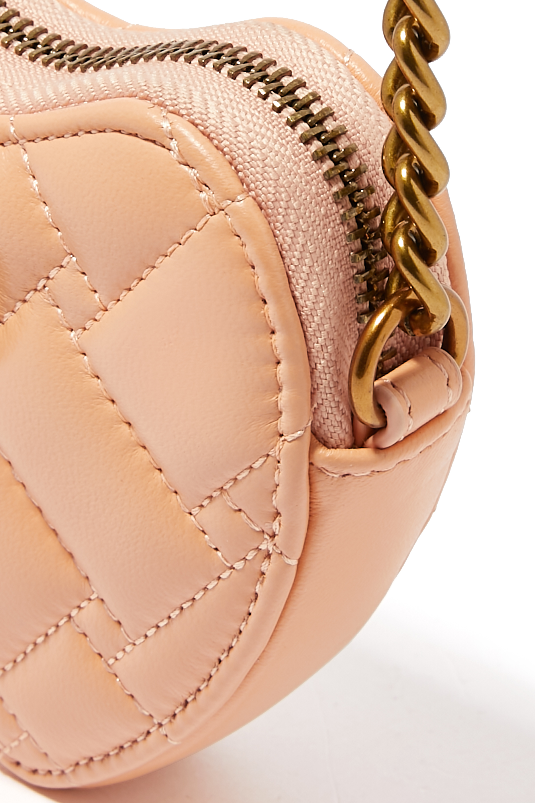 Kensington Croc-Embossed Heart Micro Crossbody Bag