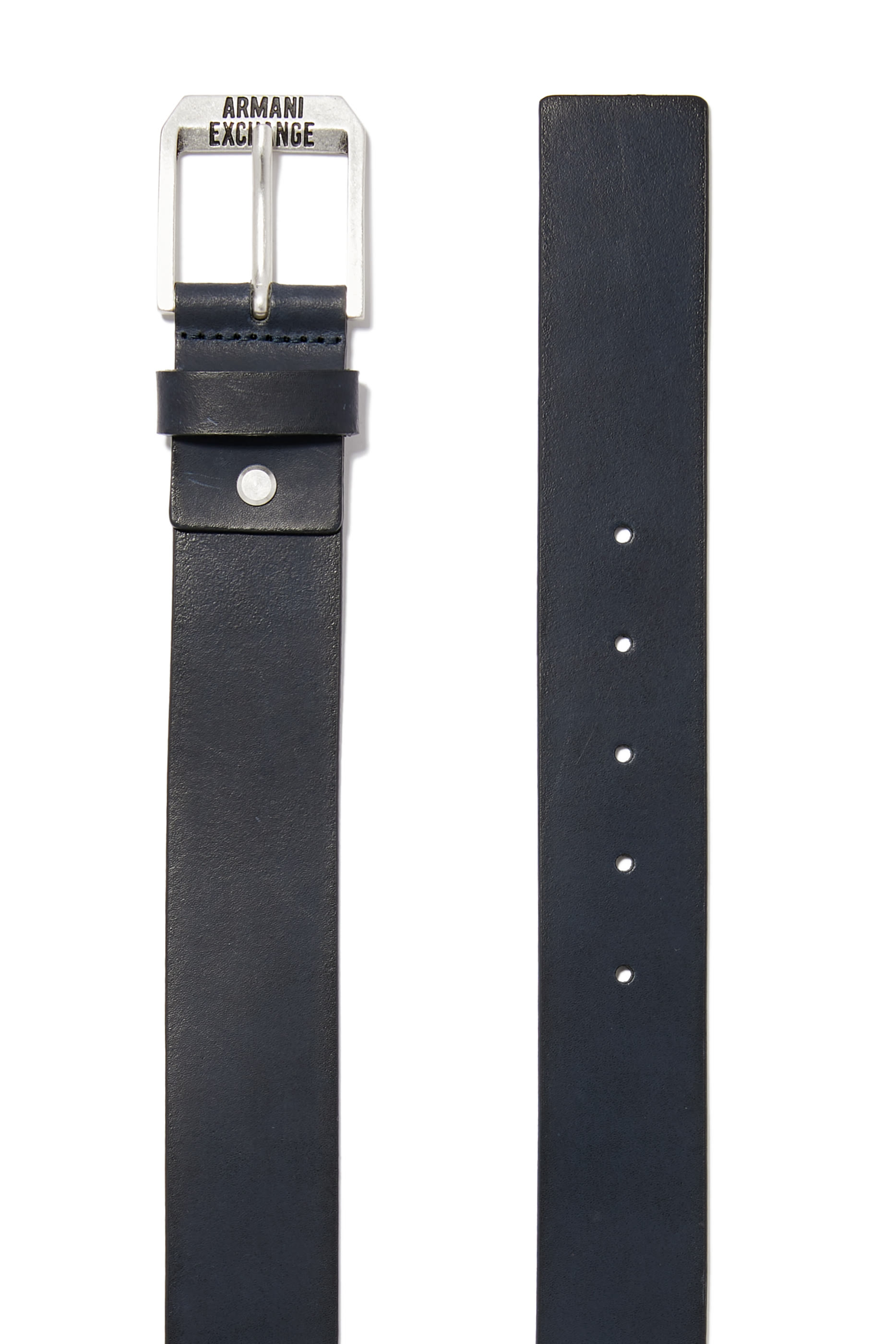 AX Logo Leather Belt