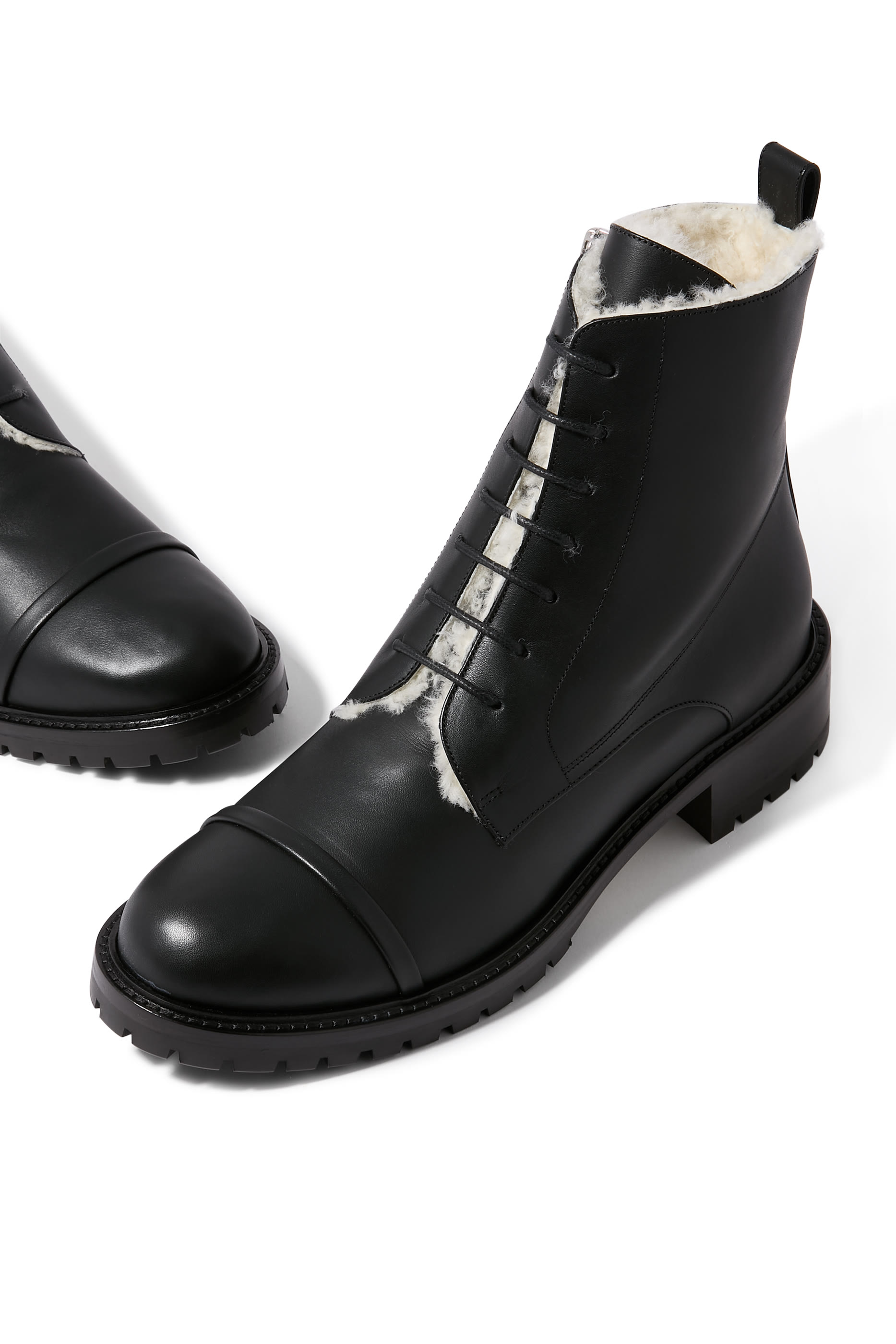 Miller Leather Combat Boots