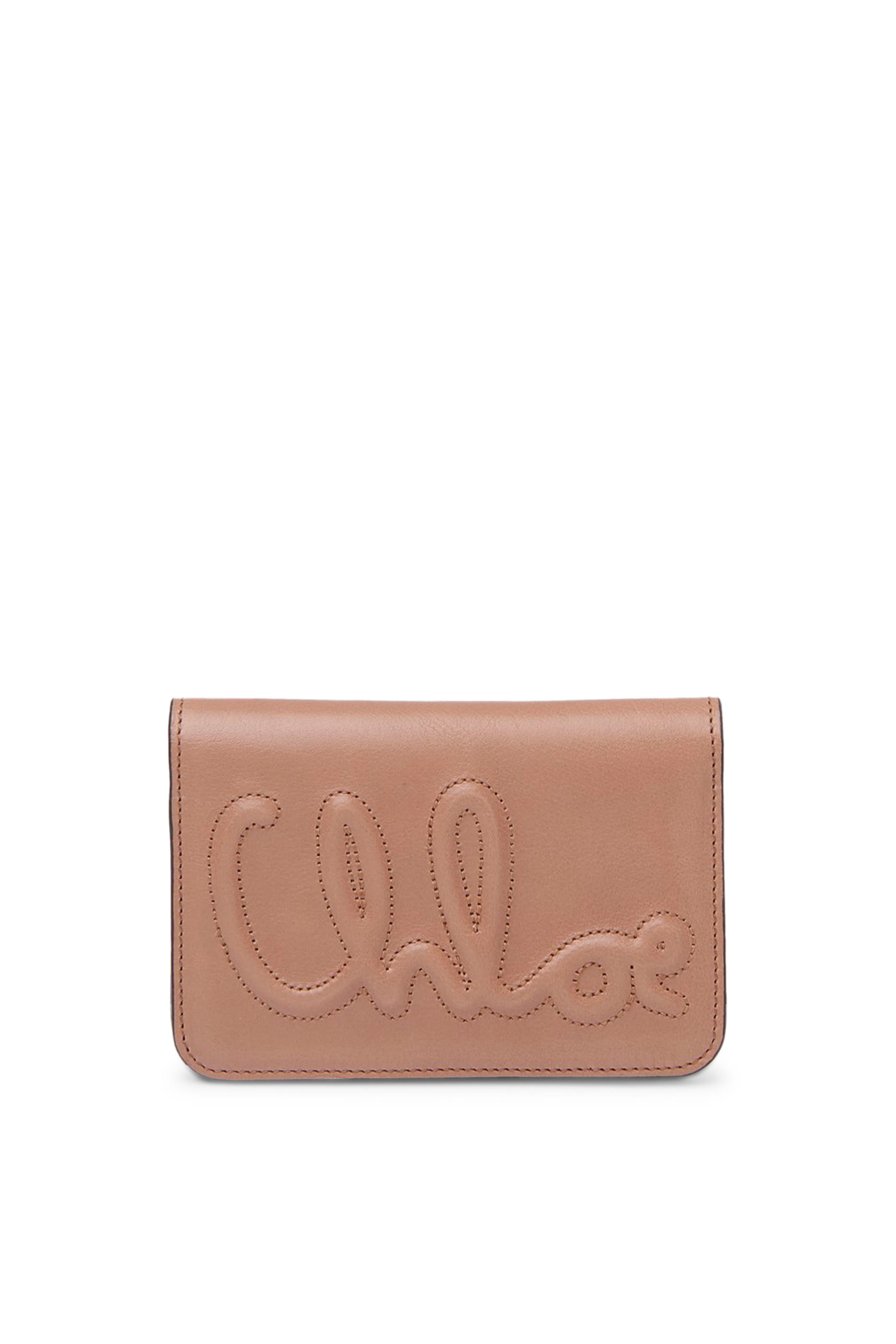 Logo Bifold Wallet in Shiny Leather