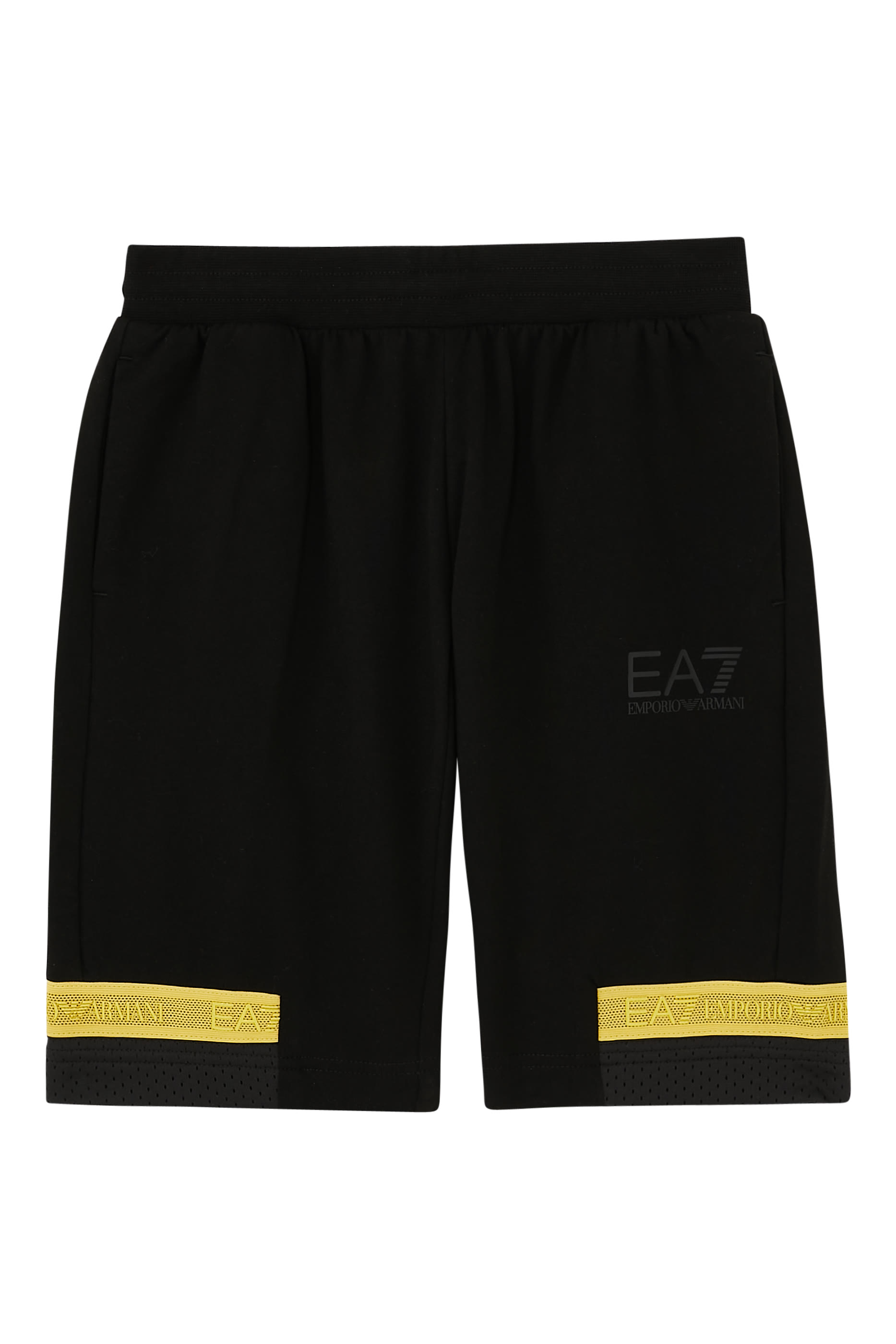 Kids EA7 Logo Bermuda Shorts