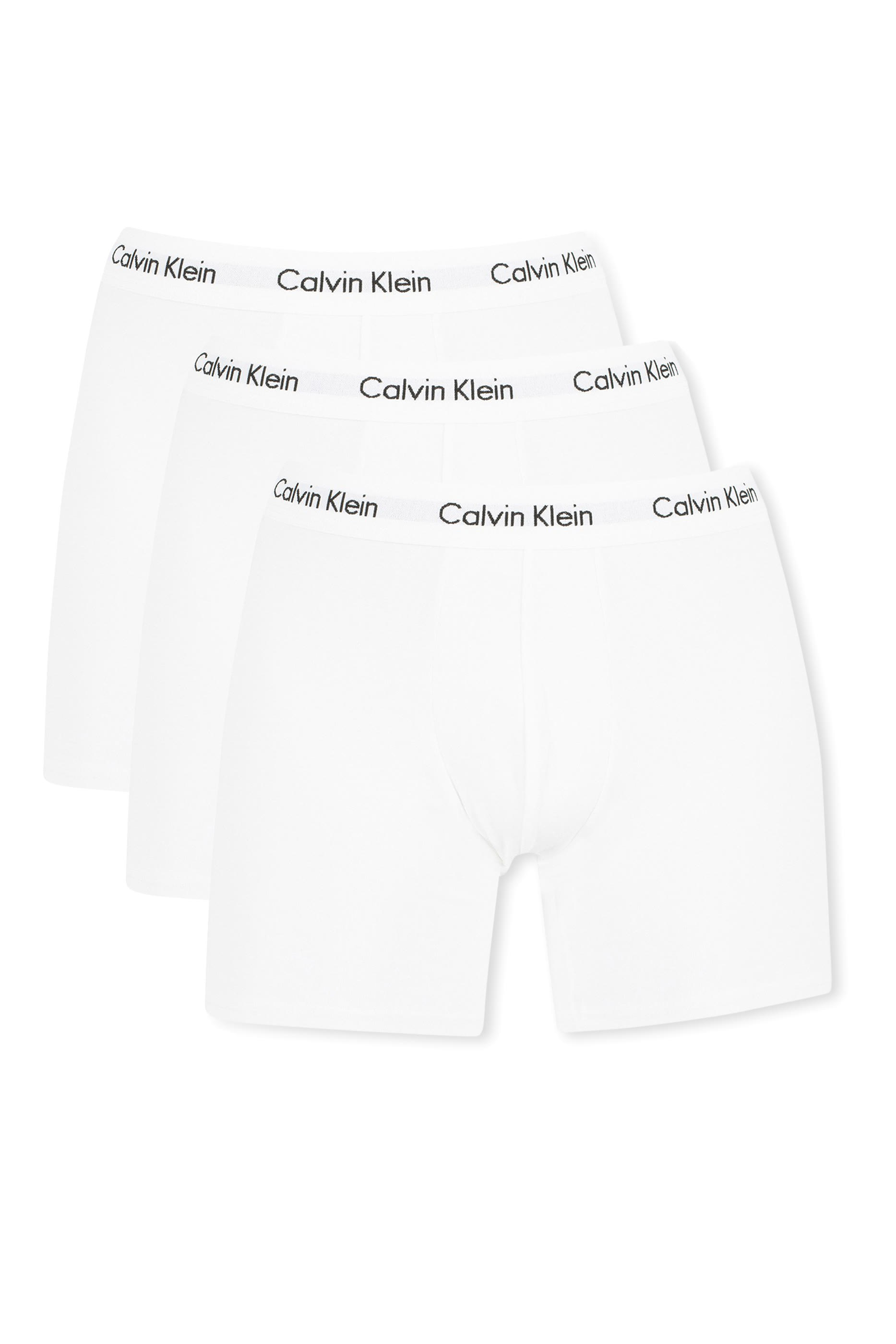 Cotton Stretch Boxer Briefs, Set Of Three