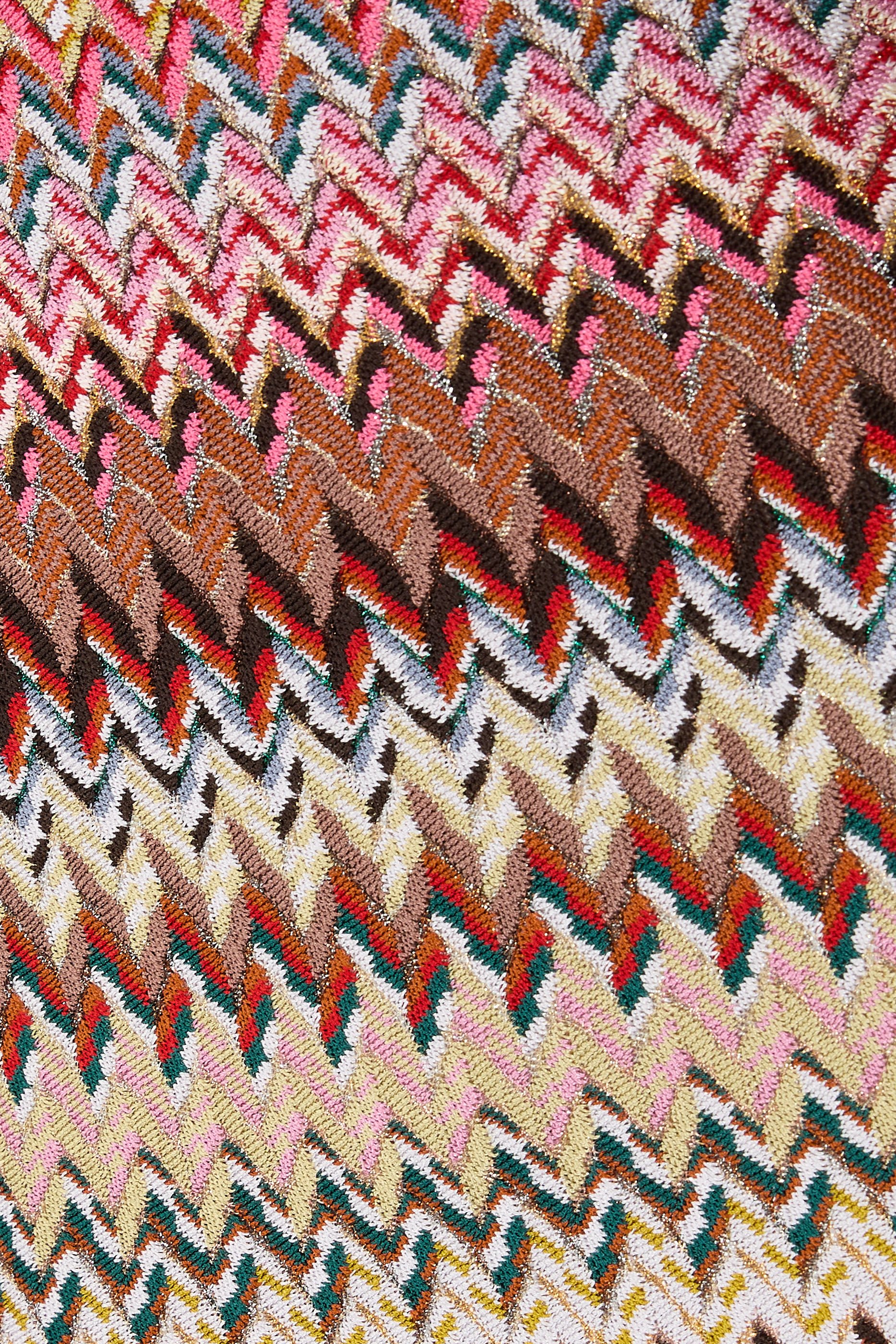 Zigzag Pattern Mini Dress