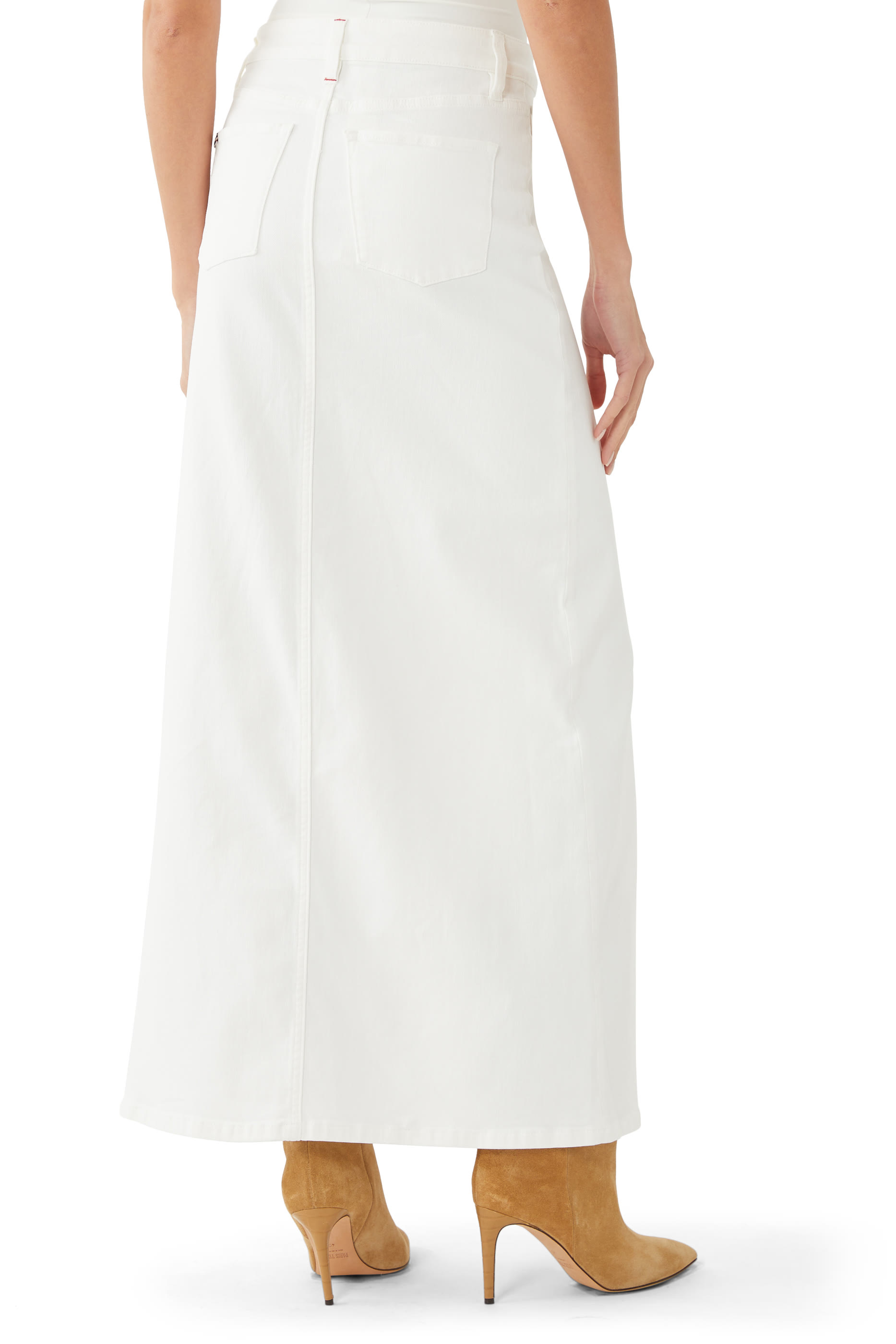 Denim Rye Maxi Skirt