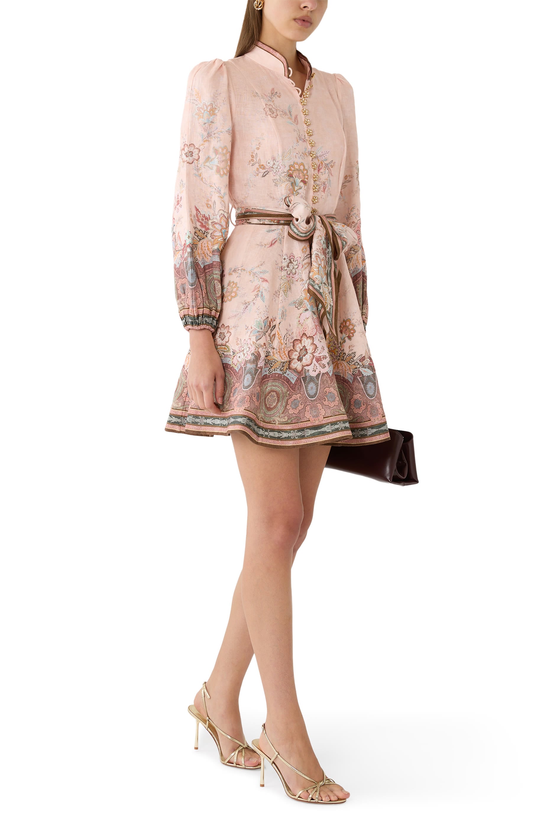 Alchemy Button Mini Dress