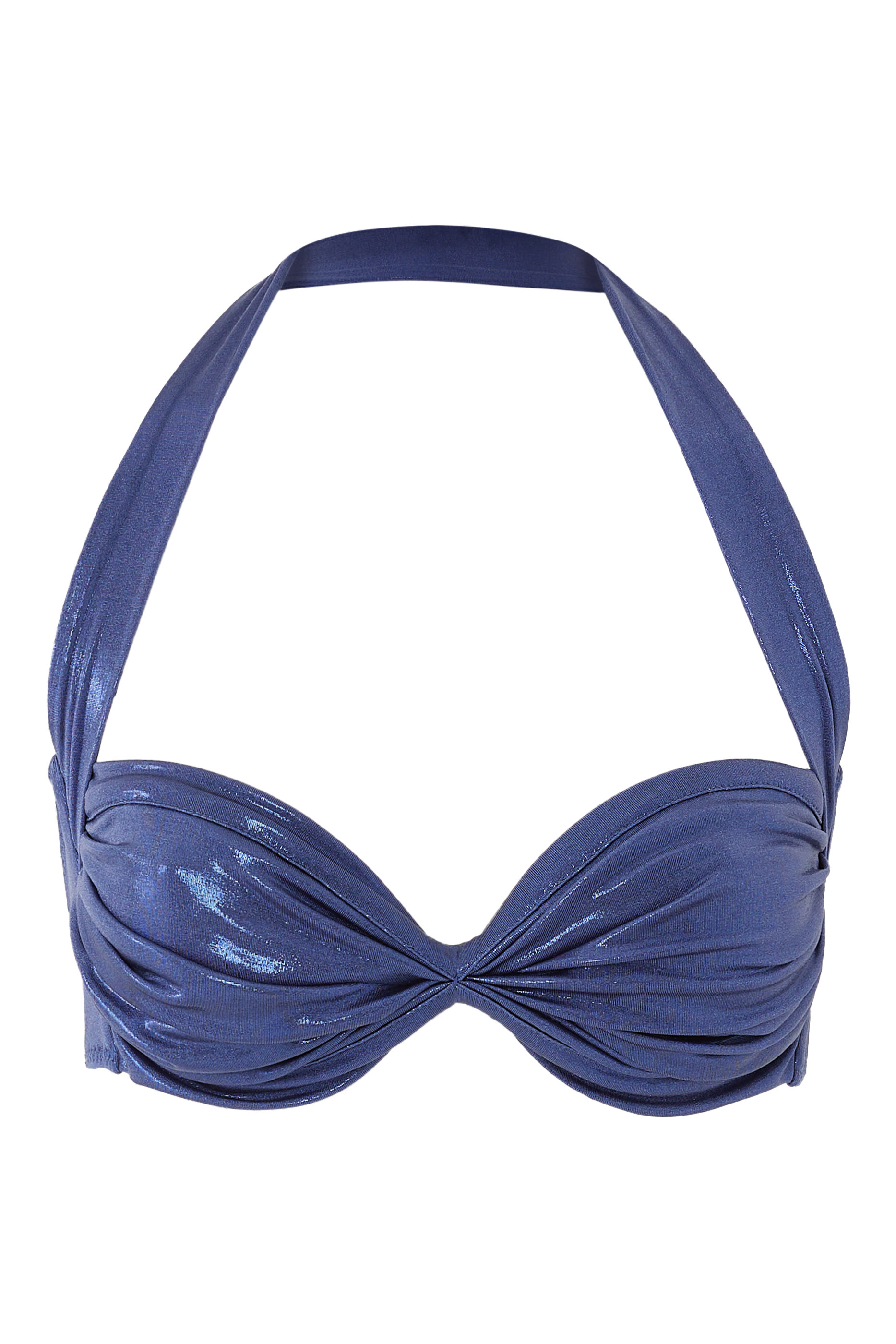 Lam&eacute; Bill Bikini Top