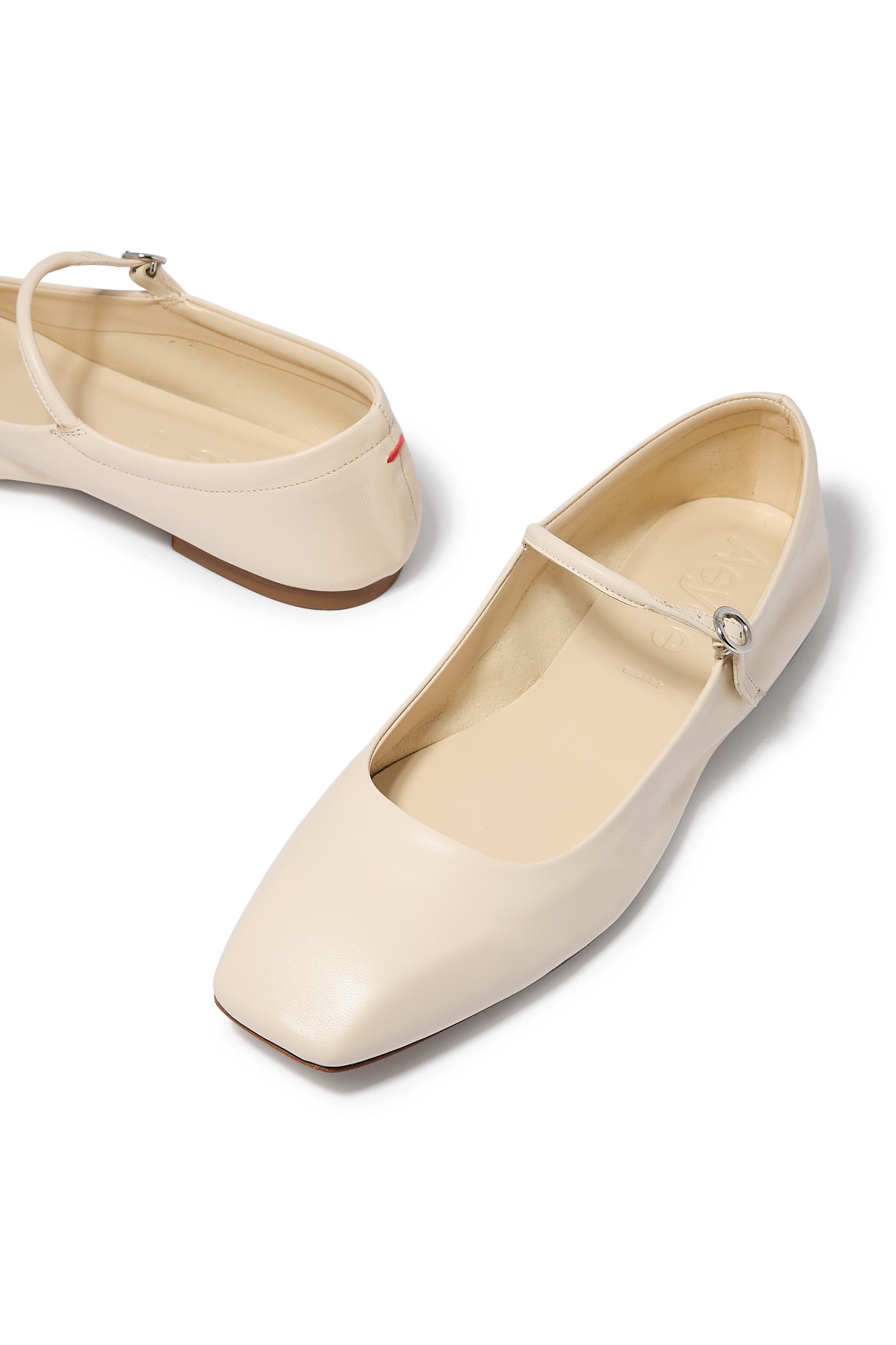 Uma Leather Ballerinas