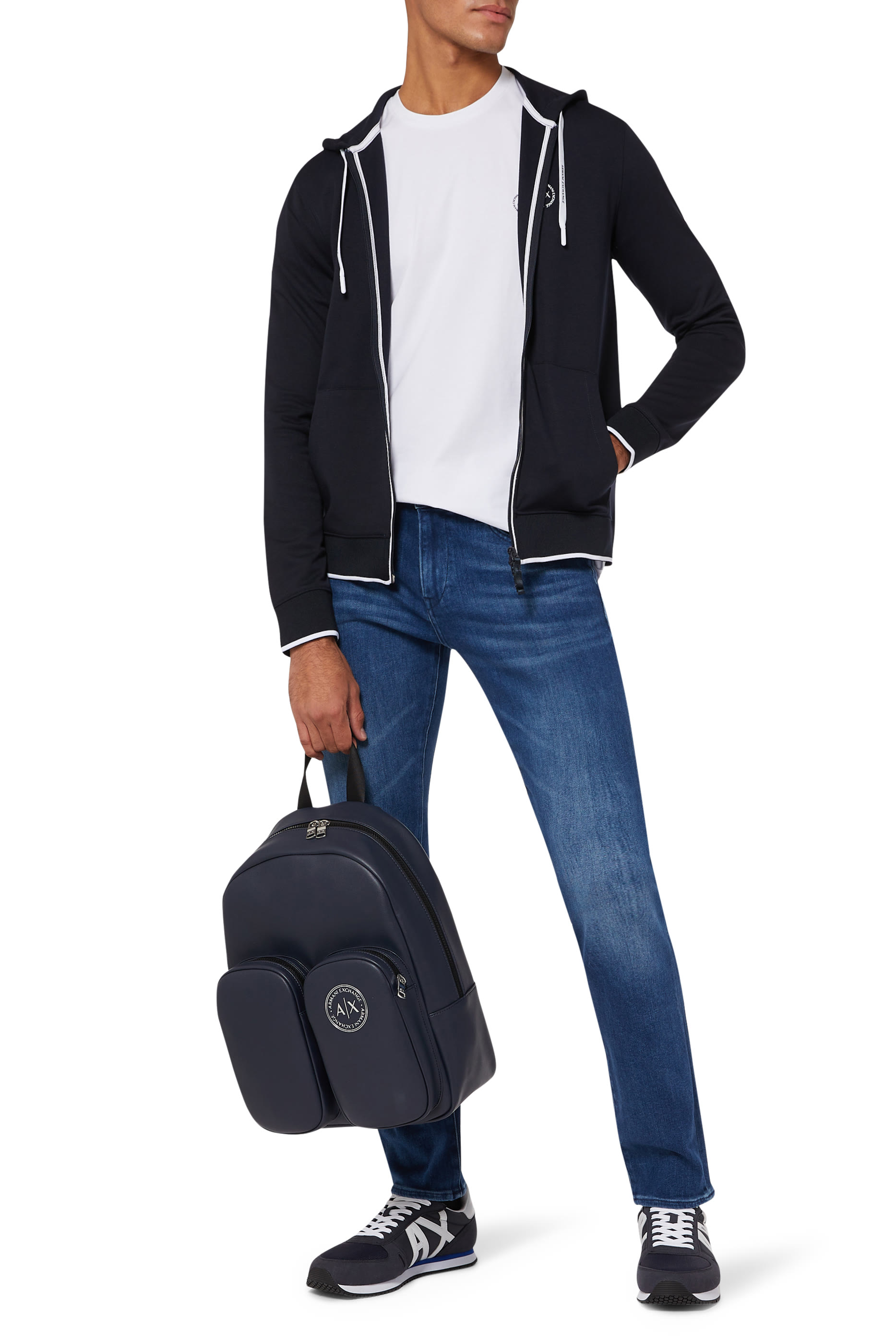 Circle Logo Cotton Viscose Hoodie