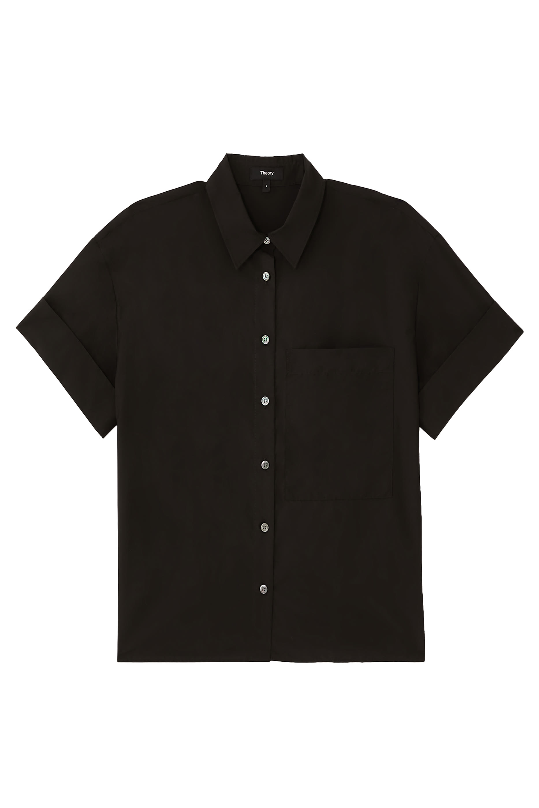 Patch Pocket Shirt in Cotton-Blend