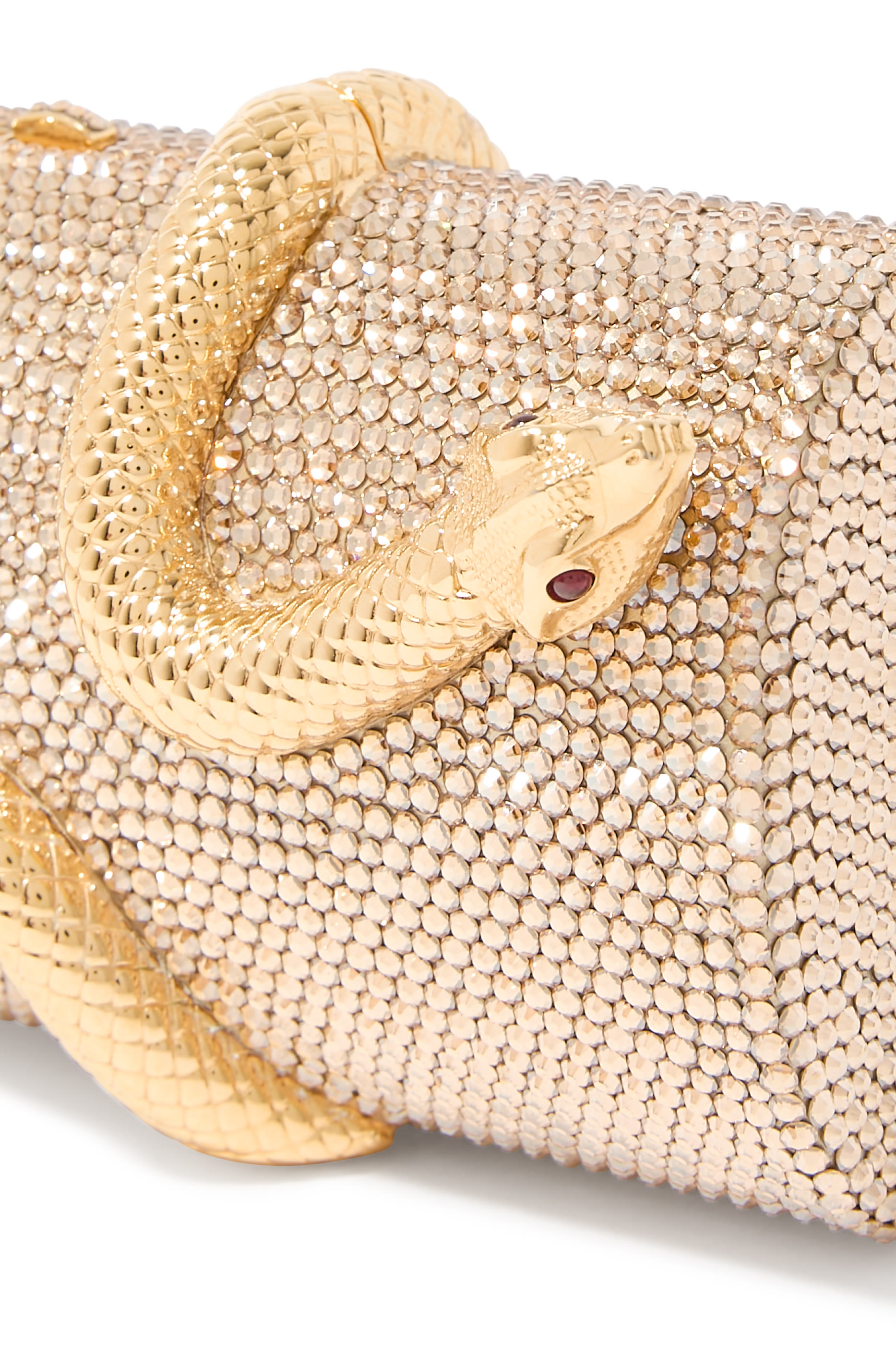  Spiral Snake Crystal Clutch 
