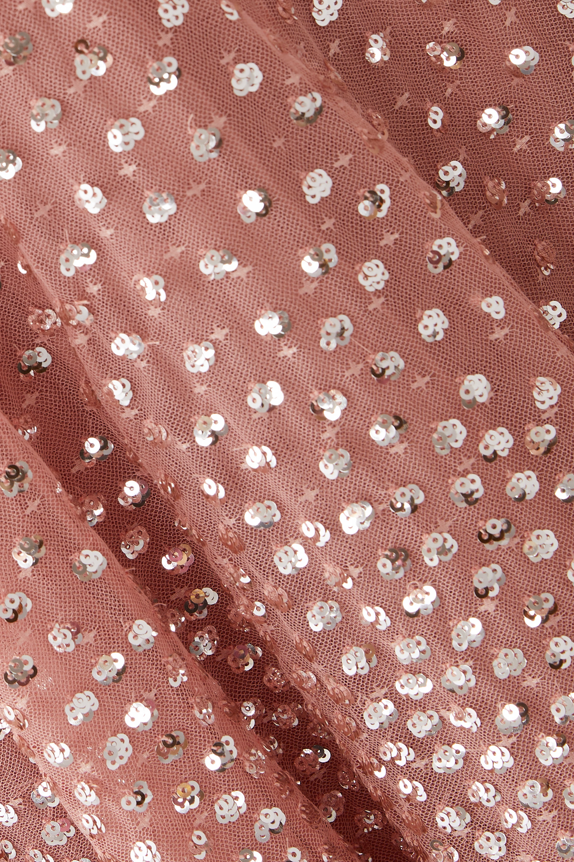 Scatter Dot Cape Ankle Gown