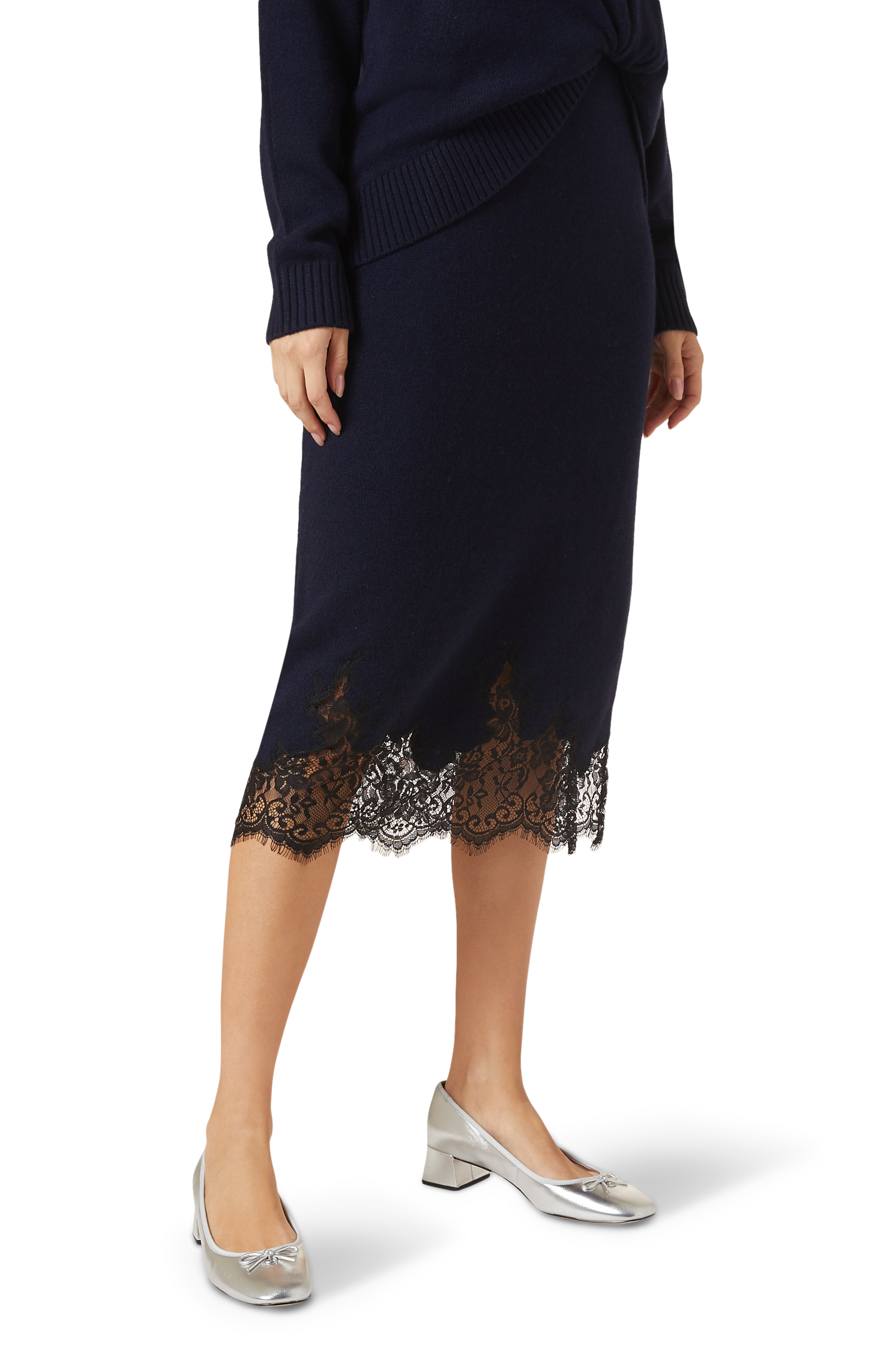 Ava 40 Metallic Ballet Pumps