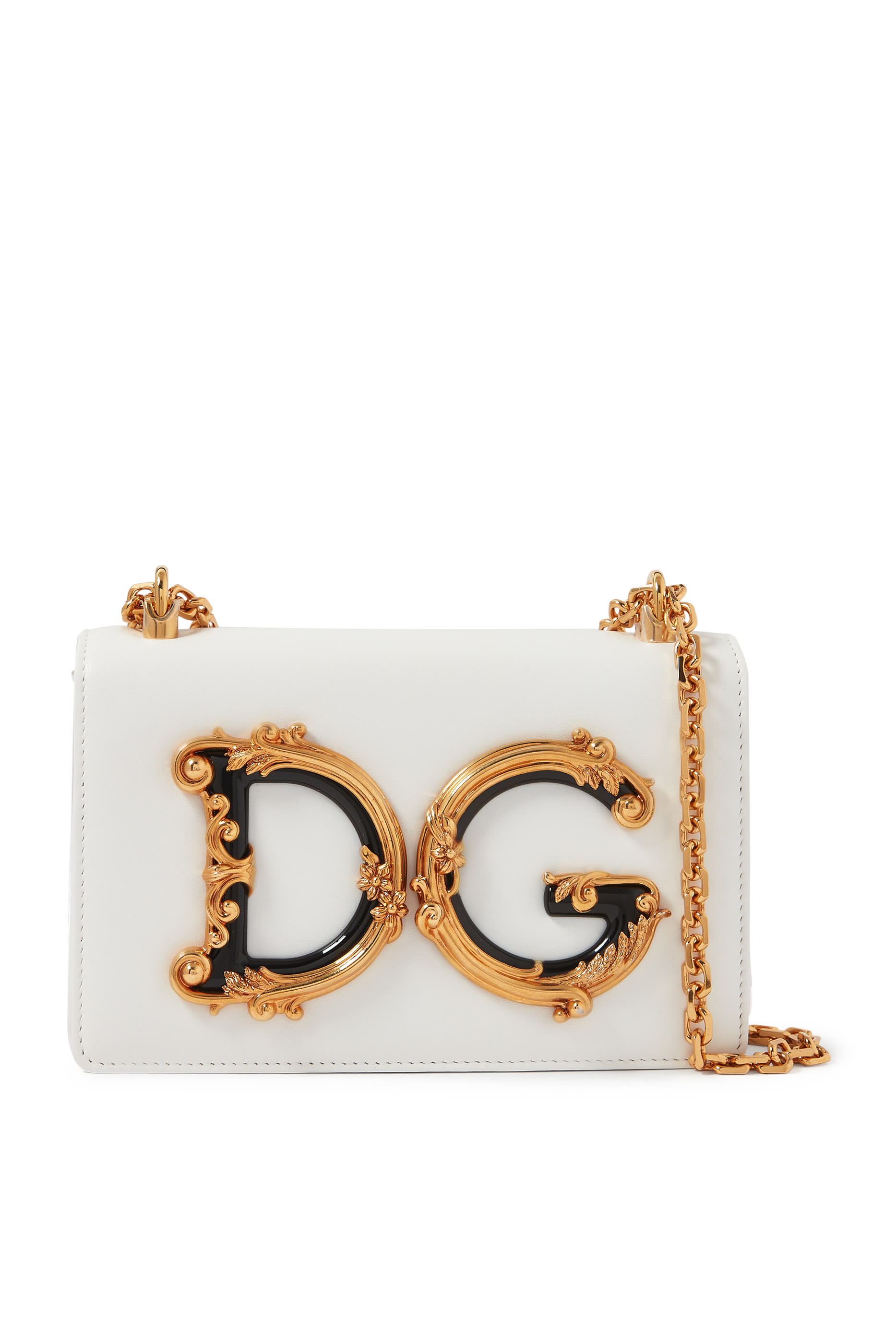 Nappa Leather DG Girls Shoulder Bag