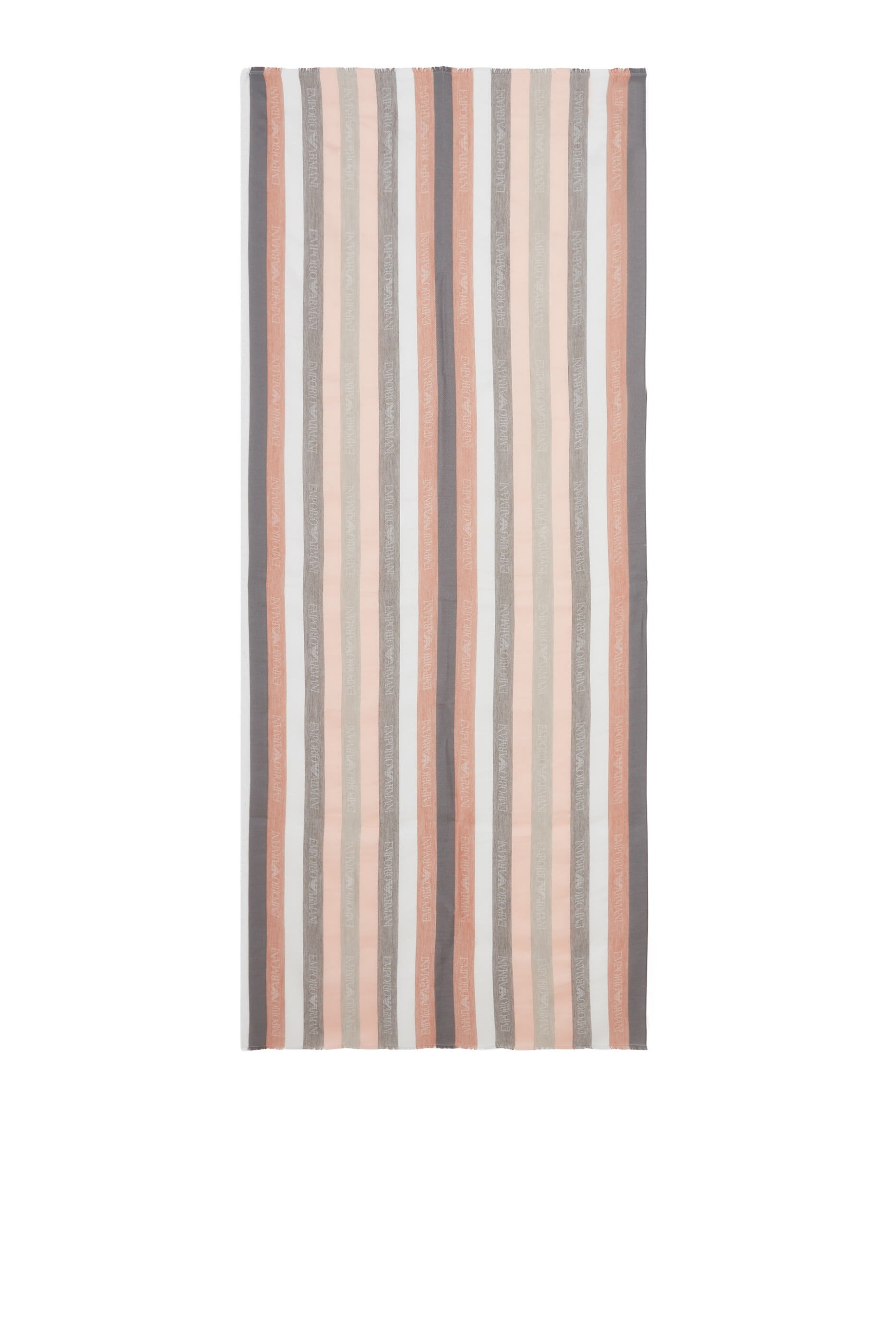 EA Logo Stripe Jacquard Scarf