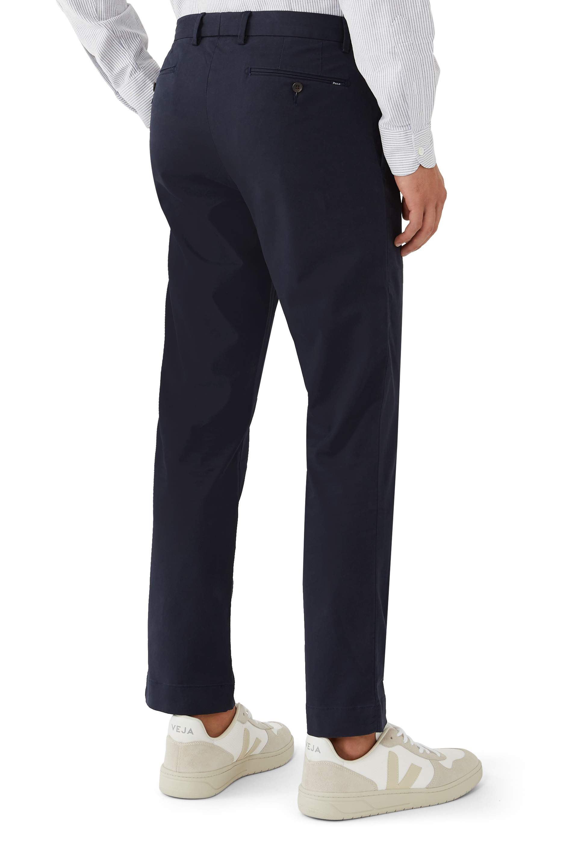 Flat Front Twill Pants