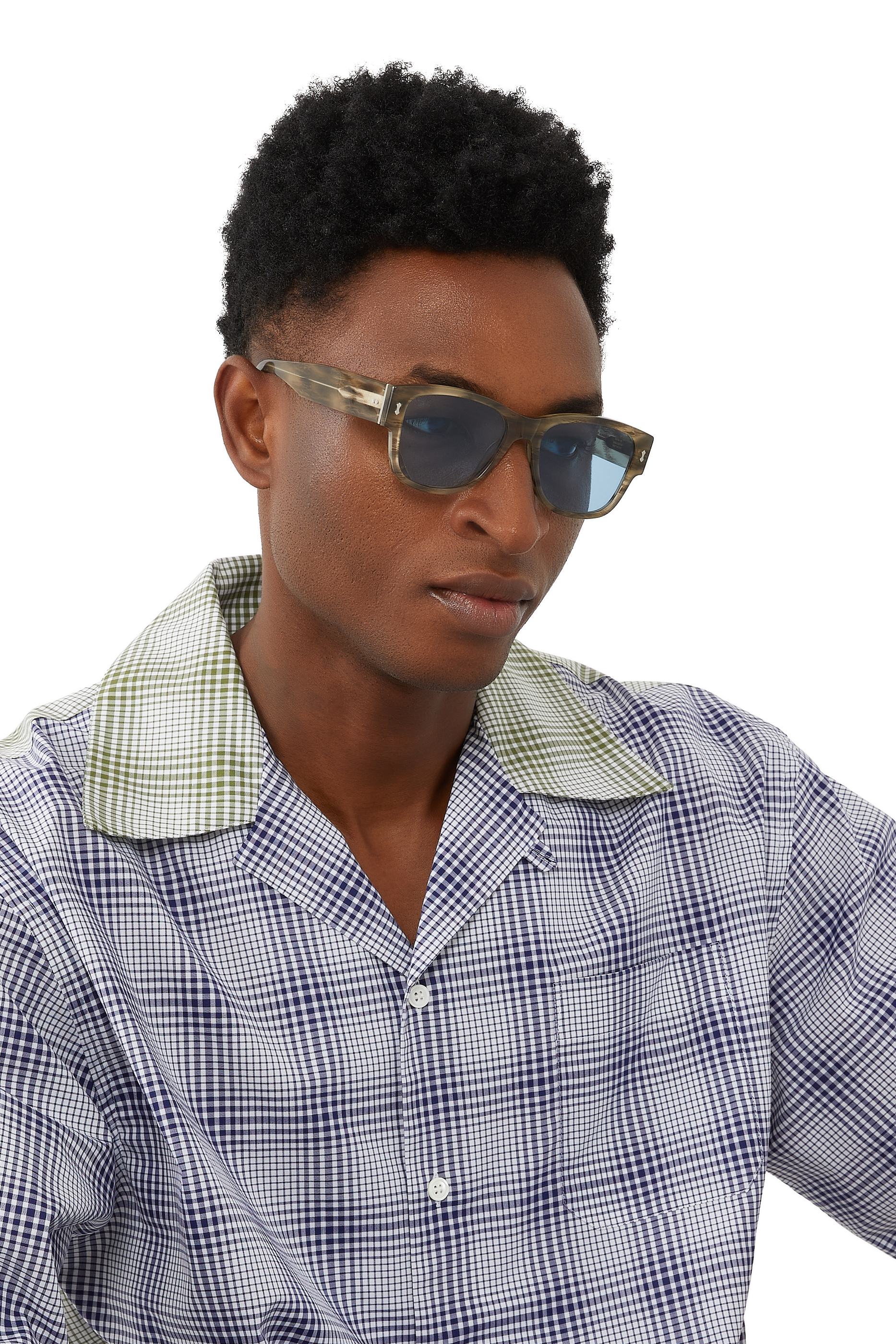 Flash Sunglasses With Blue Lenses