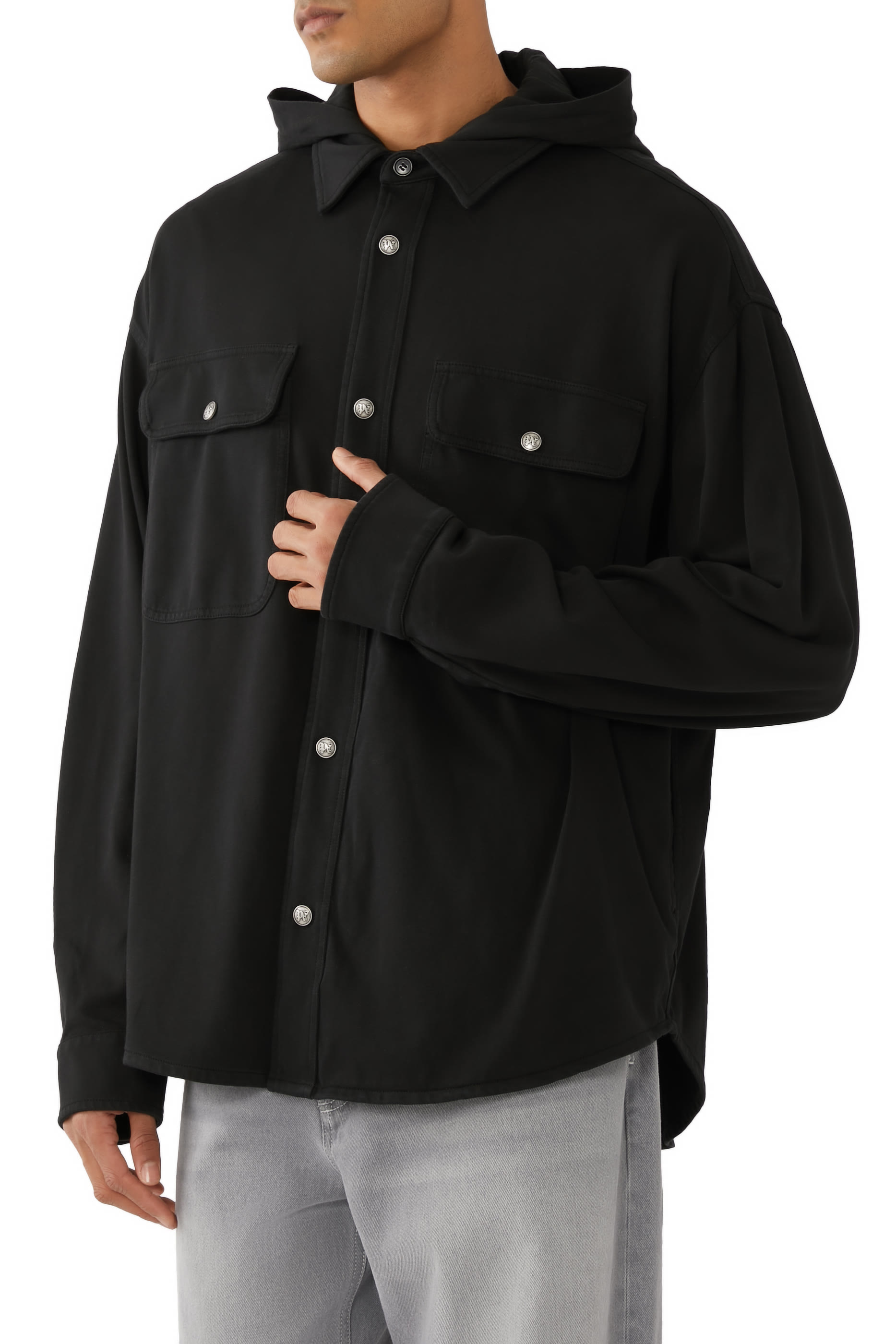 Classic Logo Hooded Overshirt