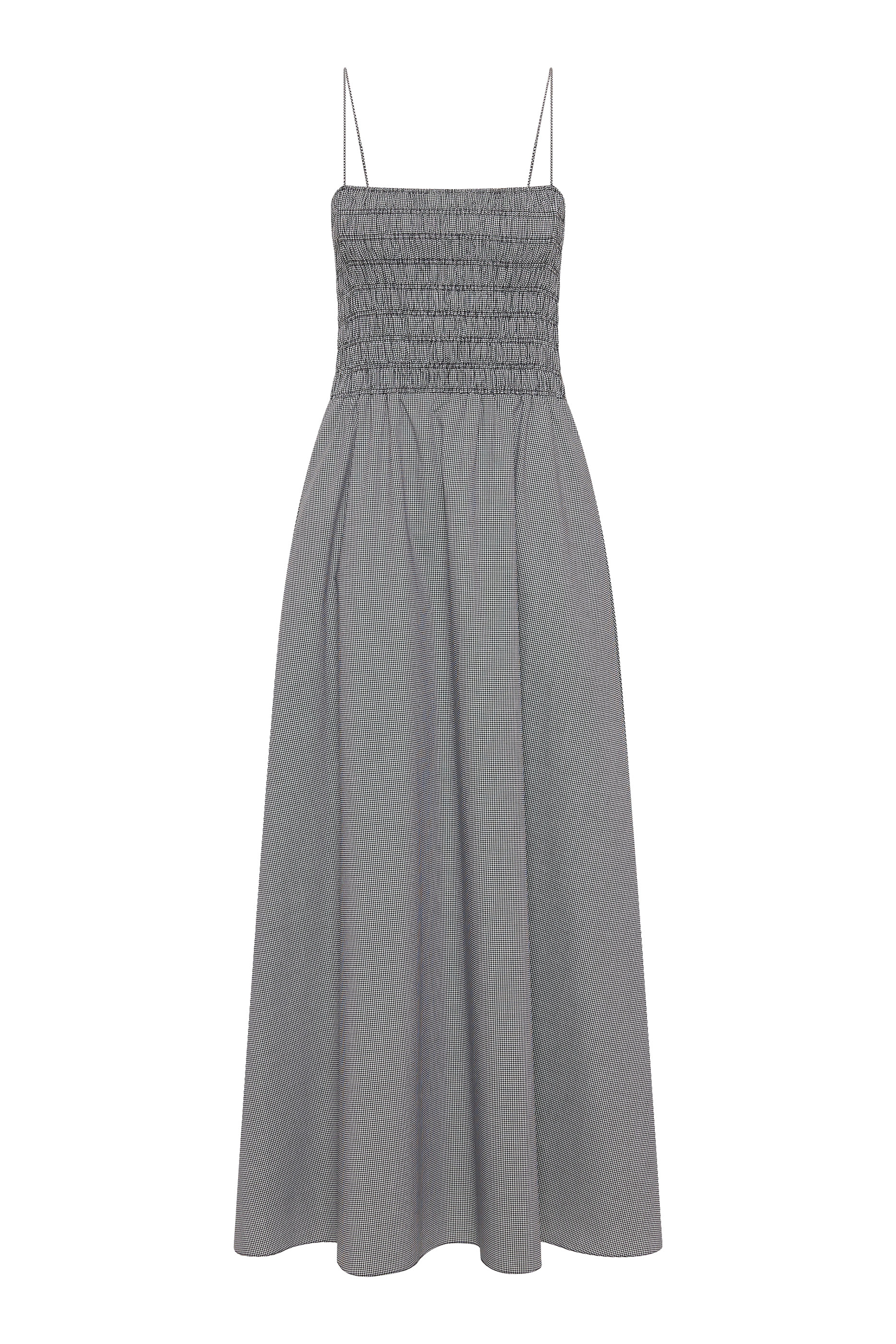 Lida Maxi Gingham Dress