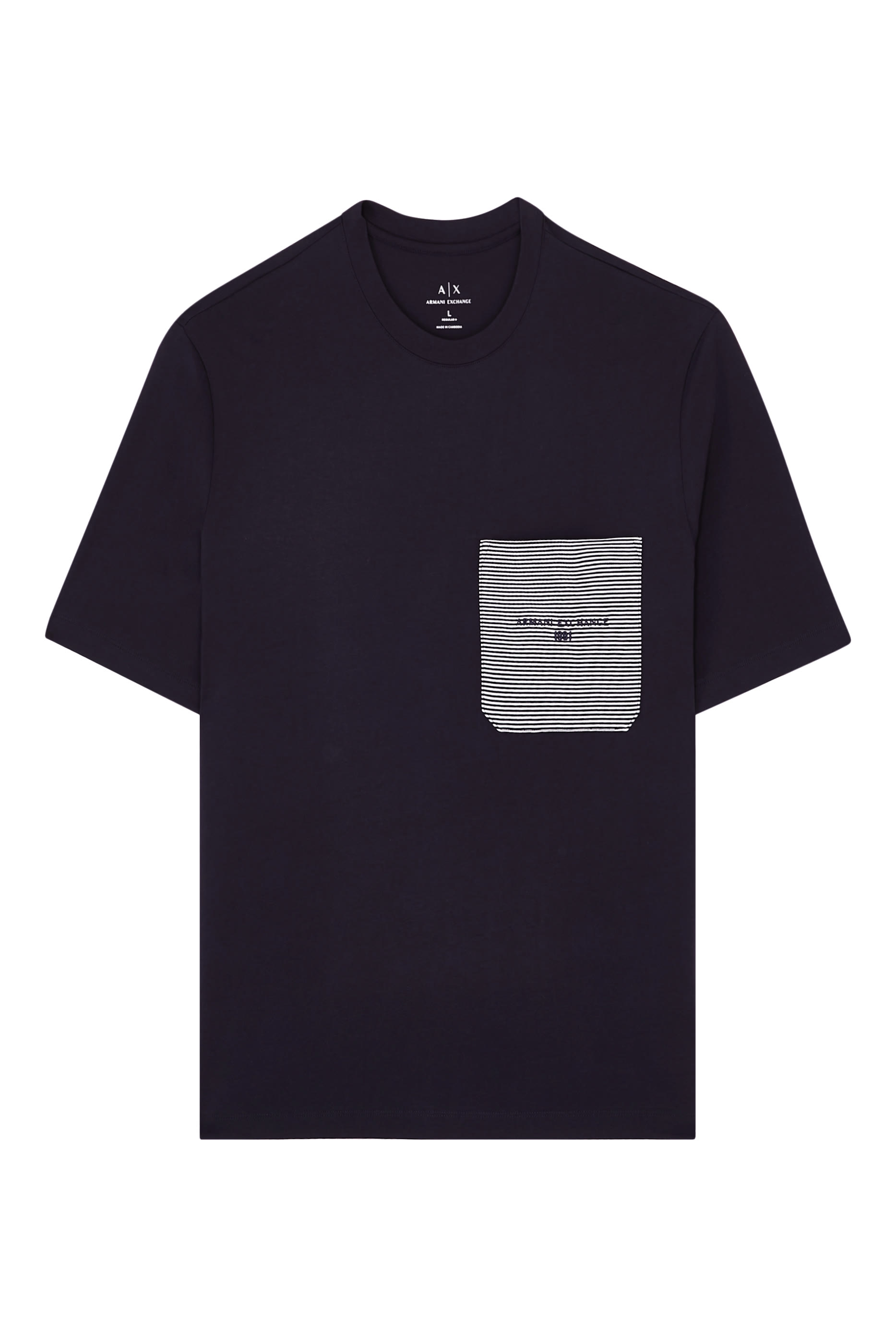 Logo Stripe Side Pocket T-Shirt