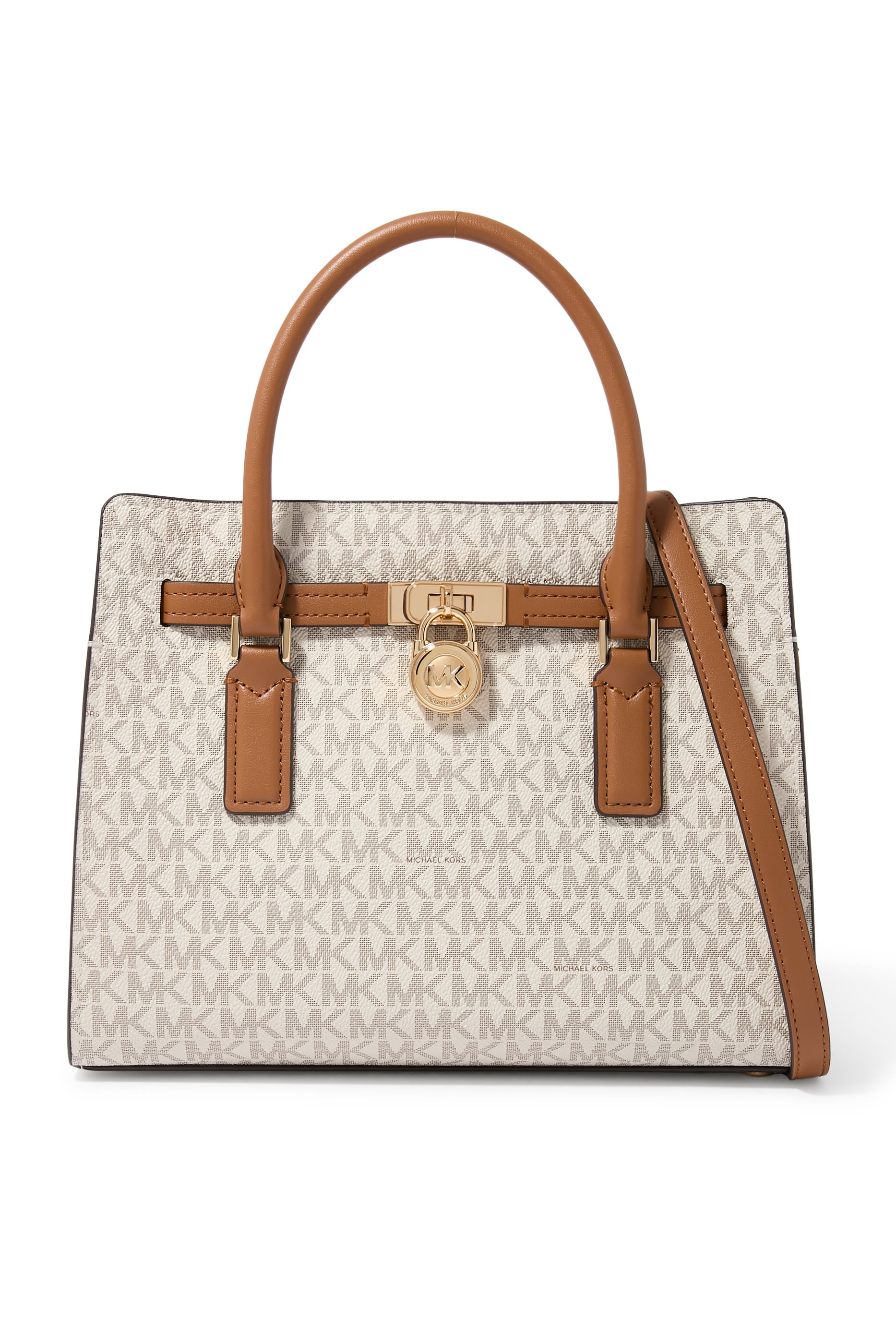 Hamilton Moderne Small Handbag in Logo Print Canvas