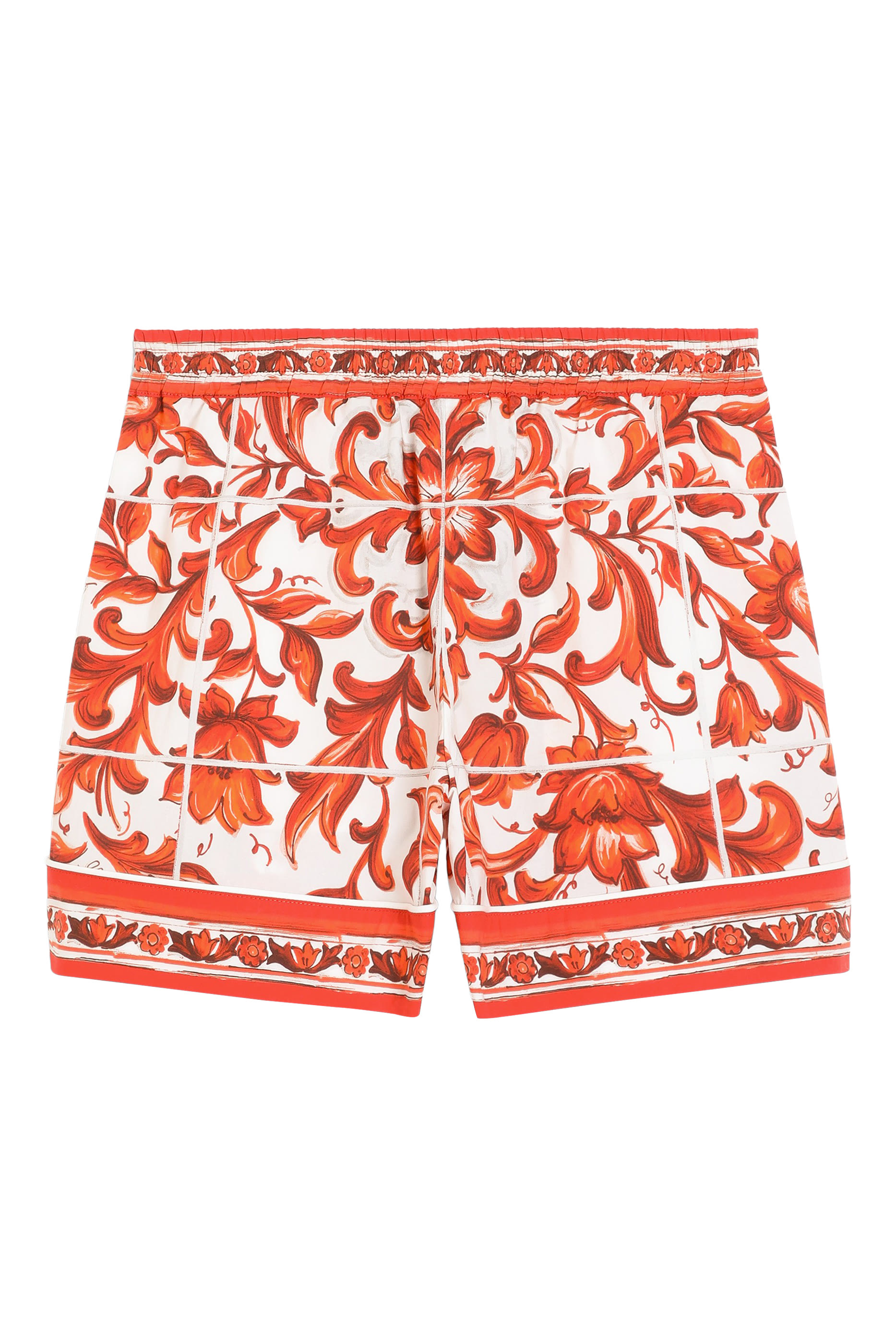 Kids Majolica-Print Vanity Shorts