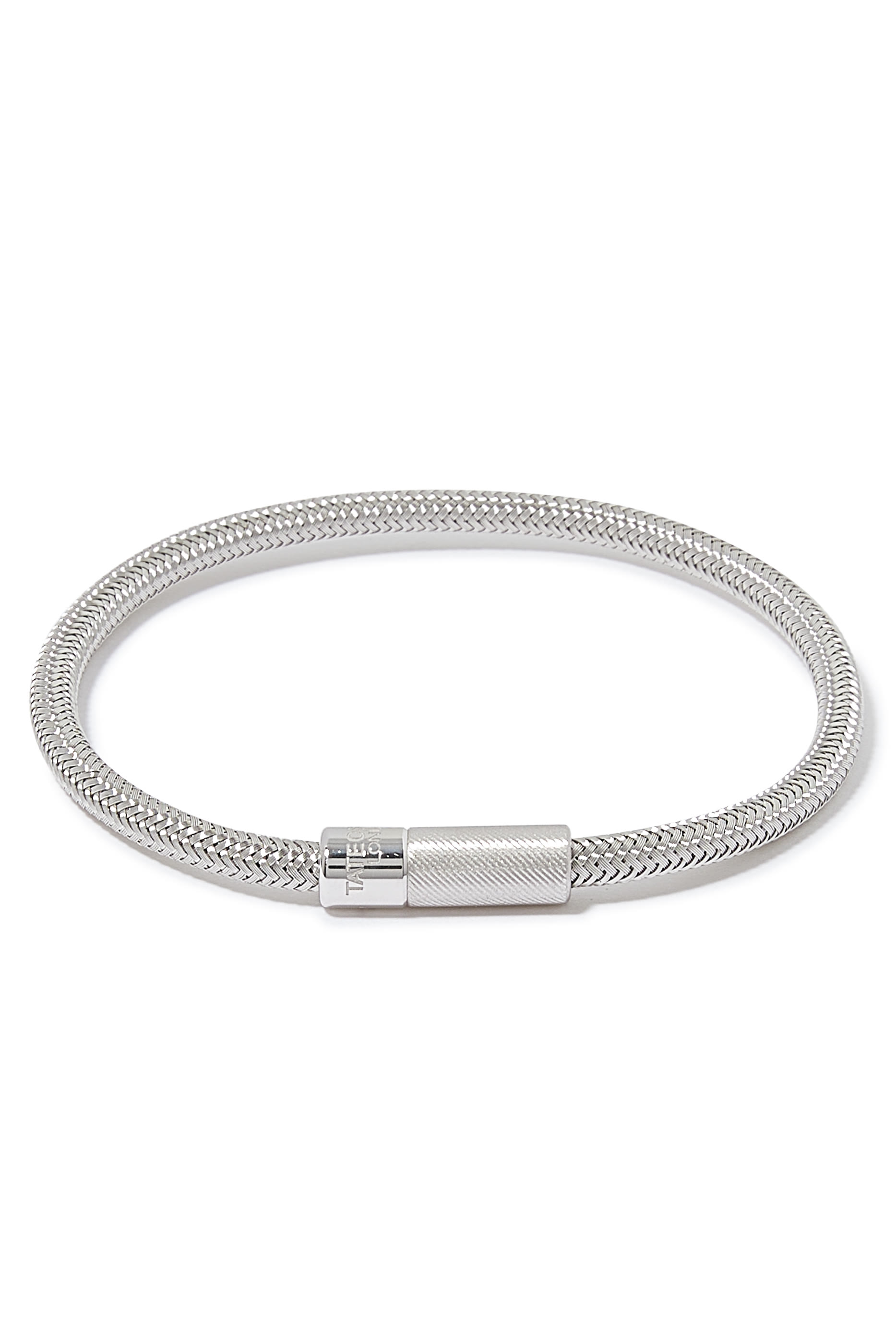 Braided Pop Clasp Bracelet