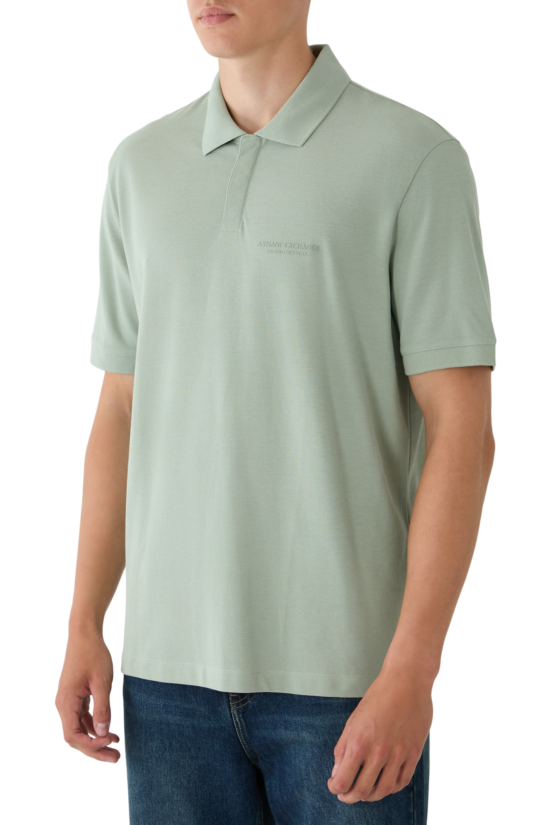 AX Logo Regular Fit Polo