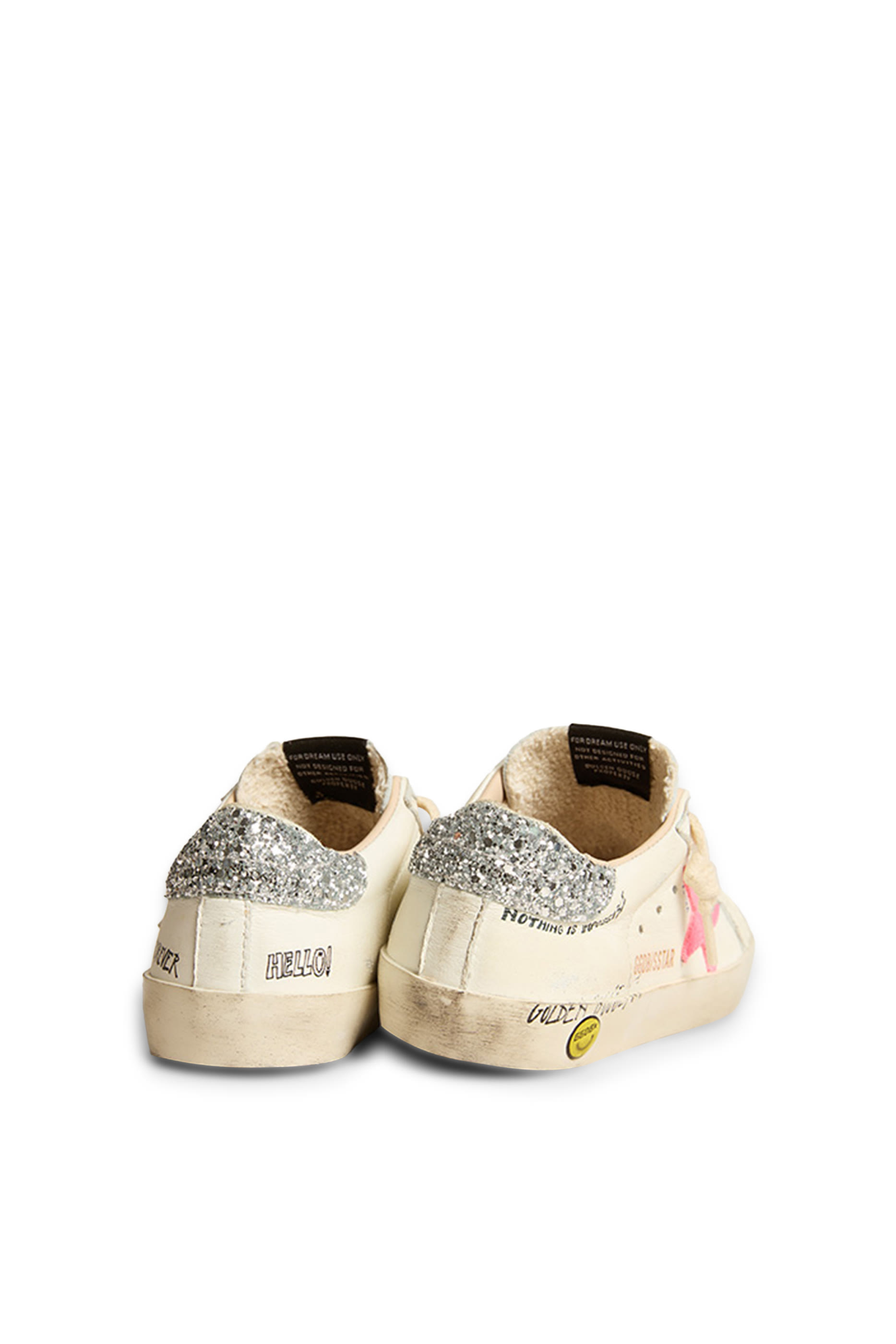 Kids Super-Star Nappa Leather Sneakers
