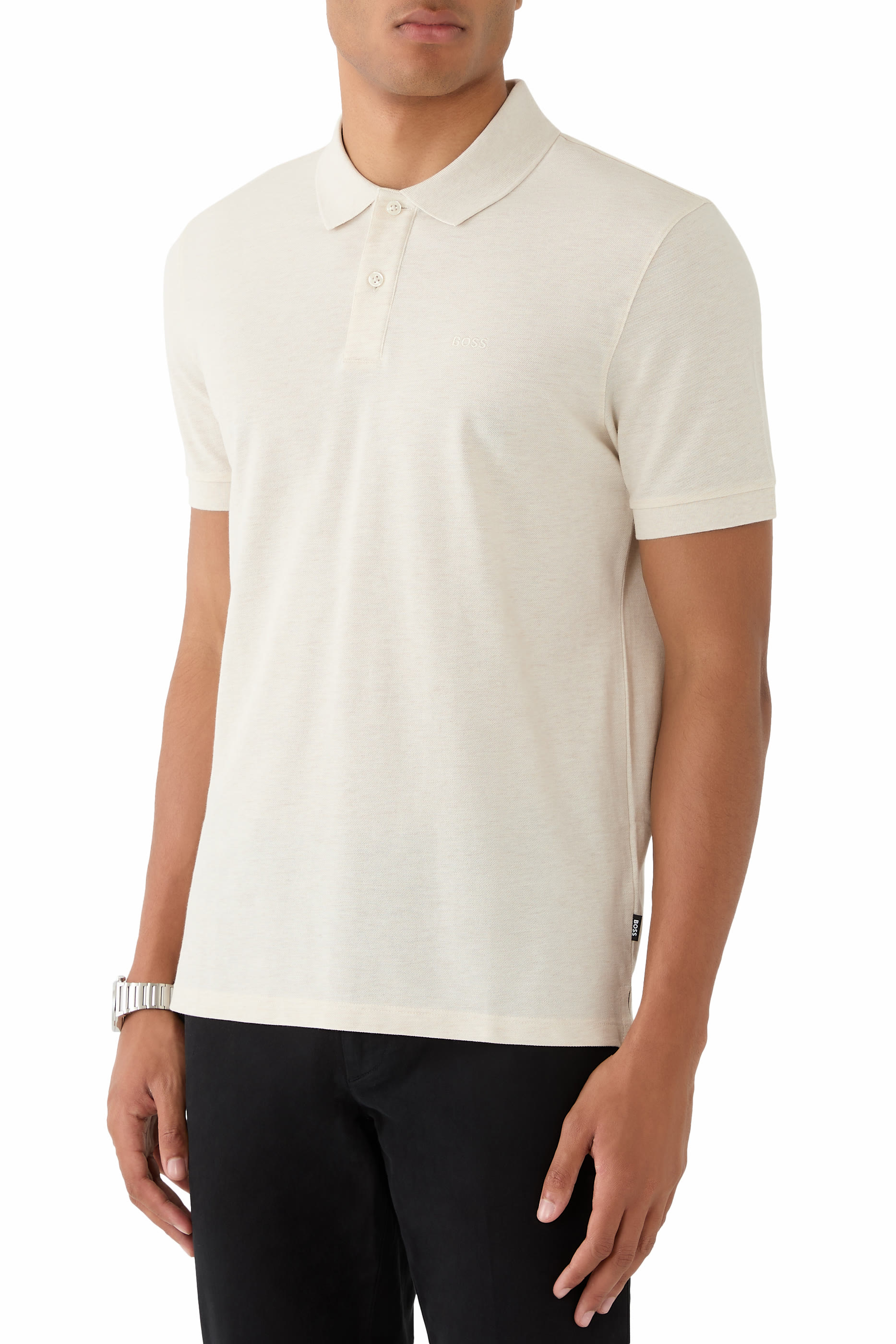 Logo Pallas Polo Shirt in Cotton Piqué