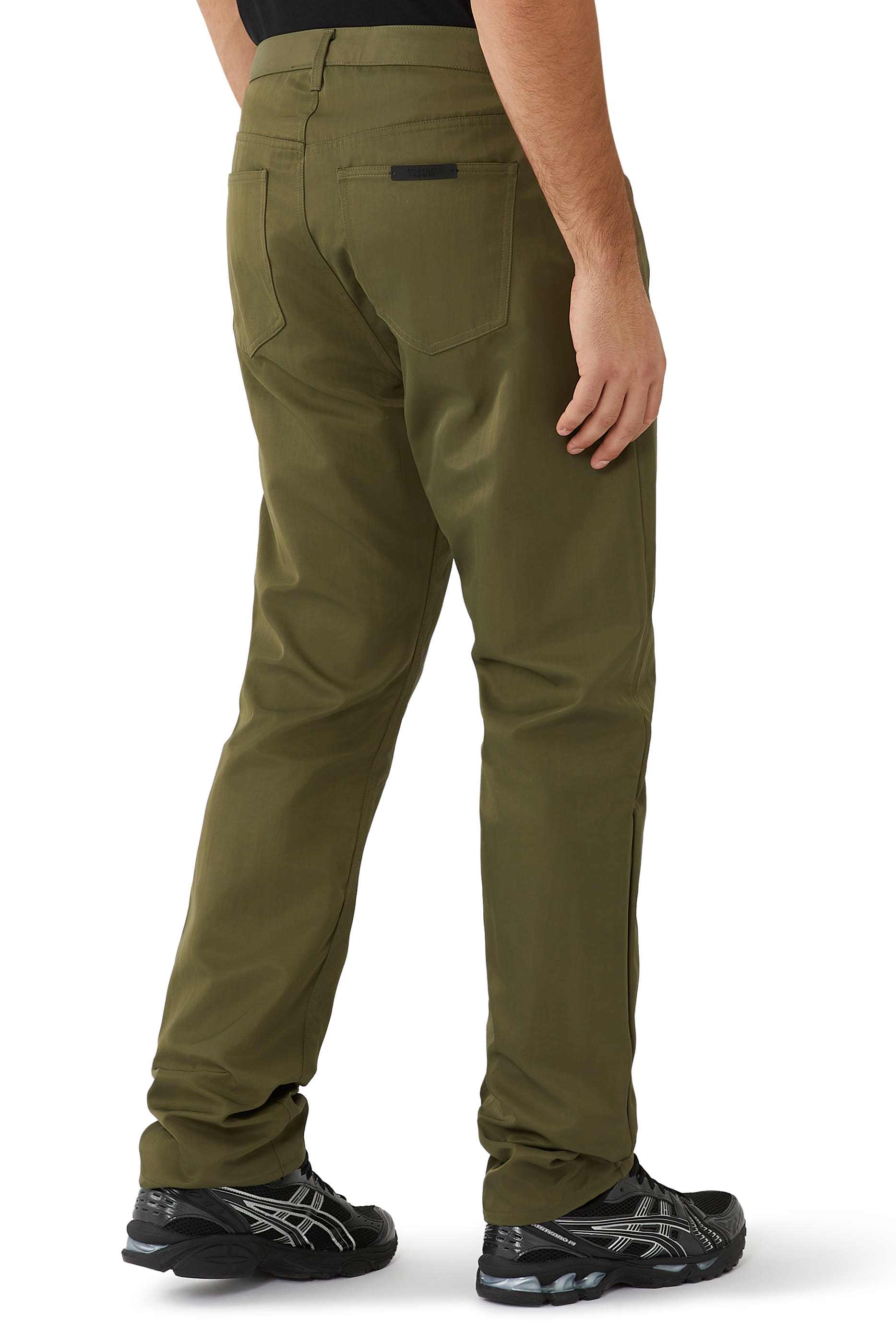 Essentials Textured Nylon 5-Pocket Pants