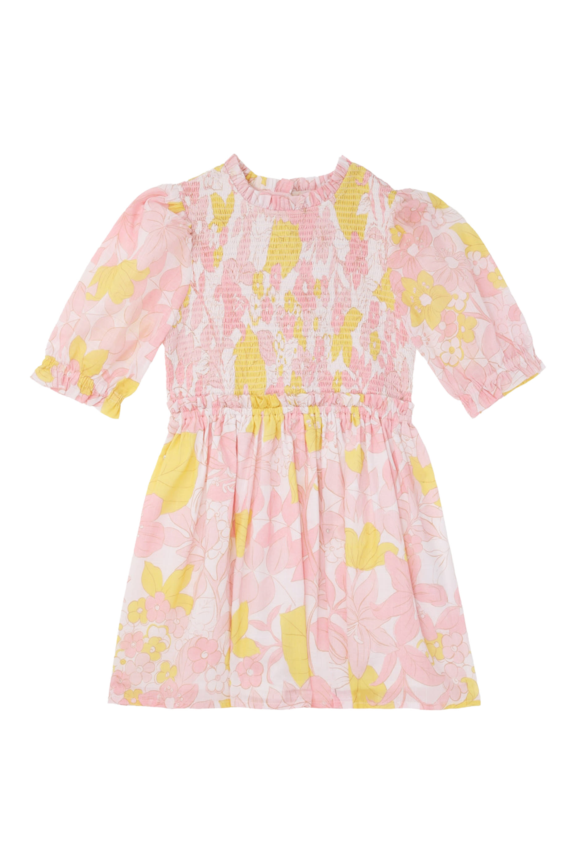 Kids Pop Puff Sleeve Dress