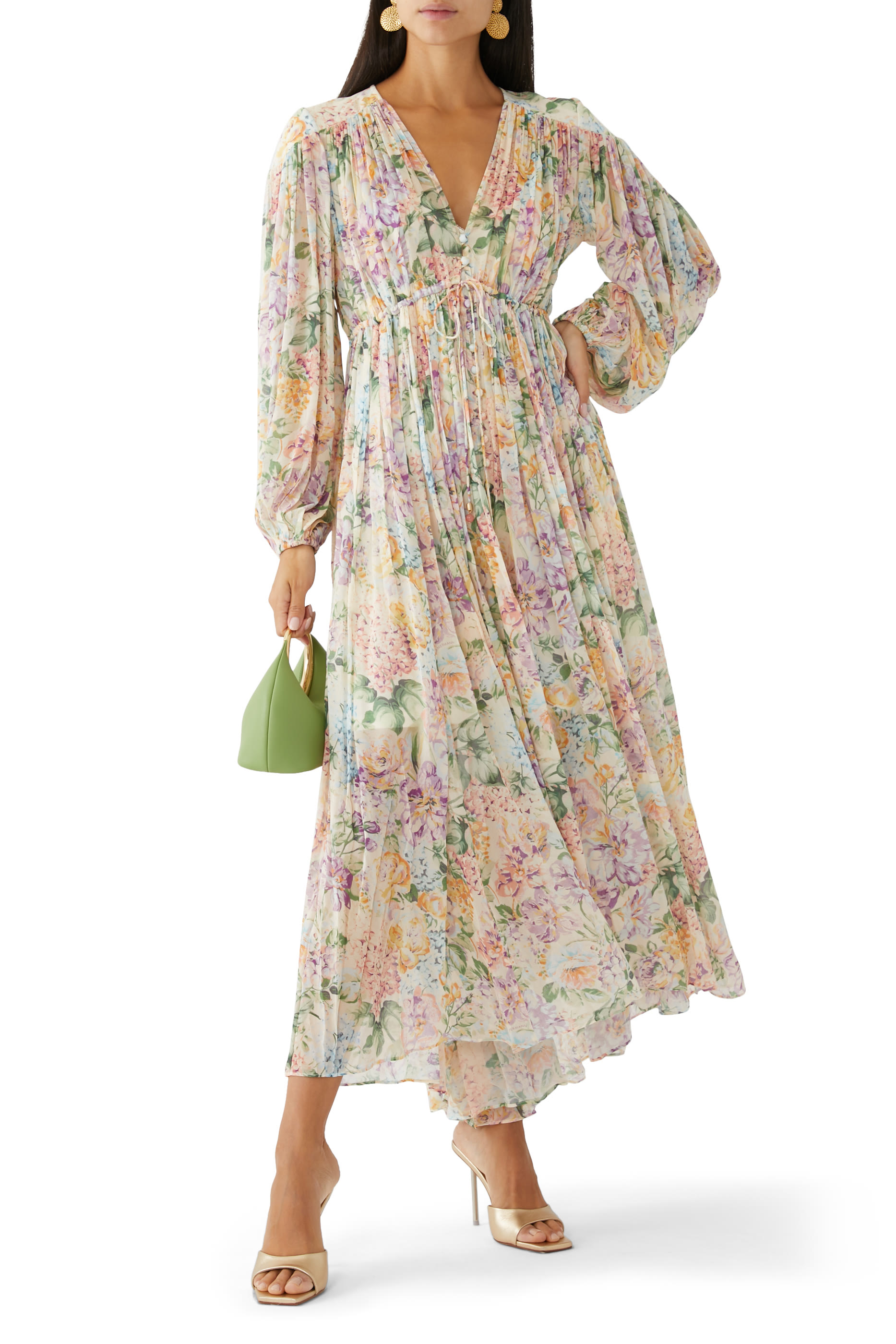 Halliday Gathered Maxi Dress