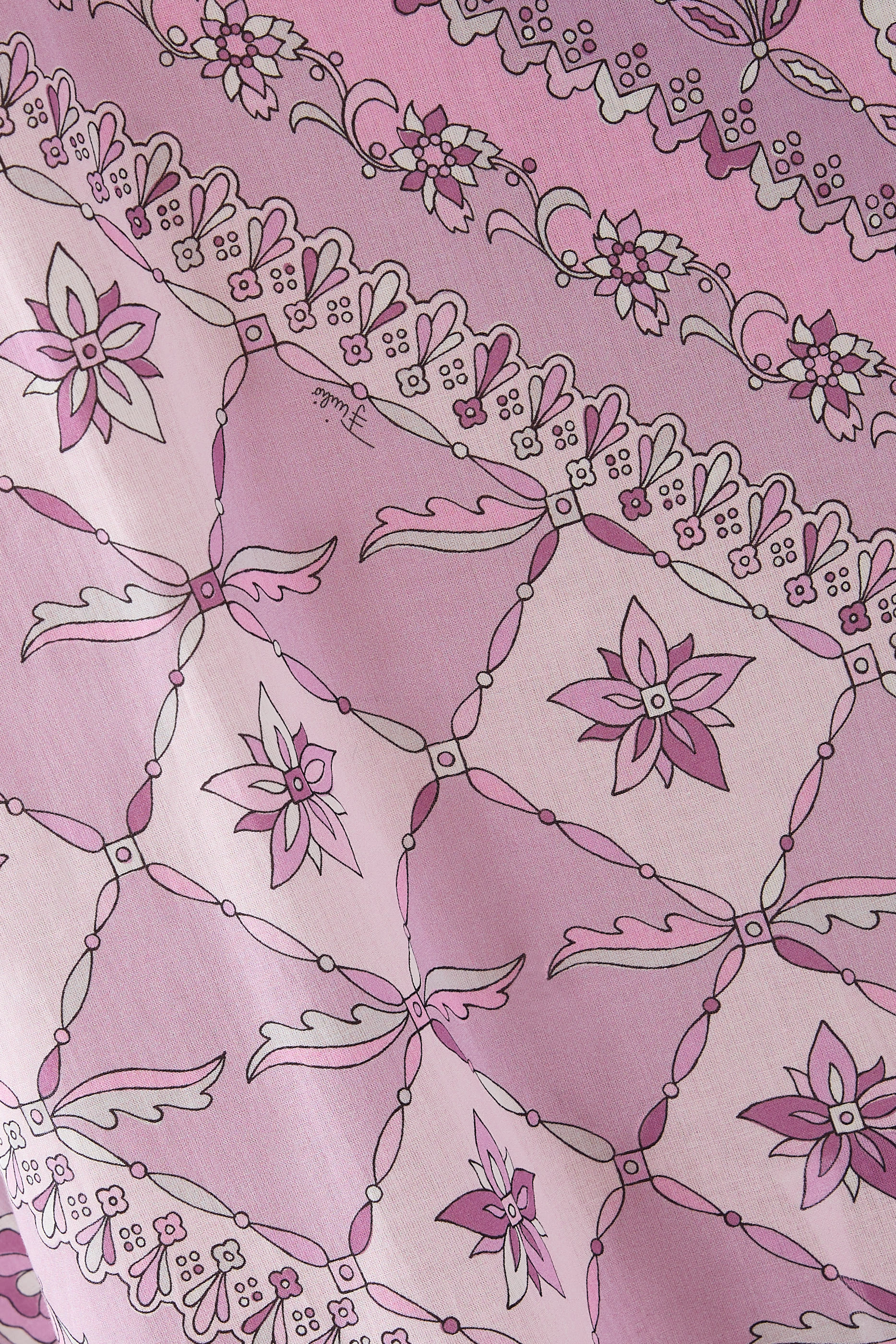  Festa-Print Cotton Kaftan