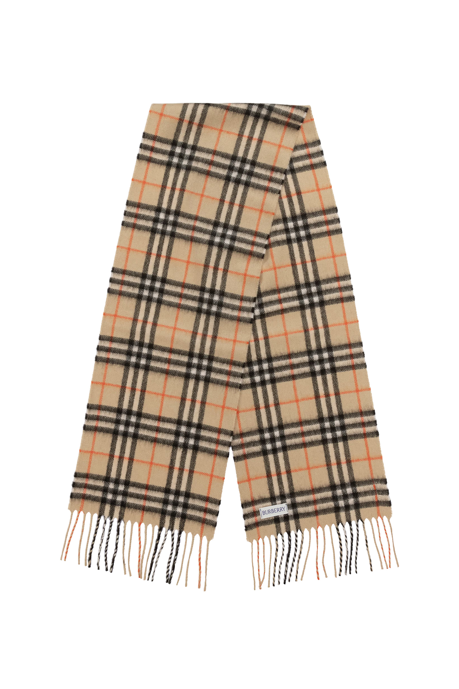 Kids Check Cashmere Scarf 