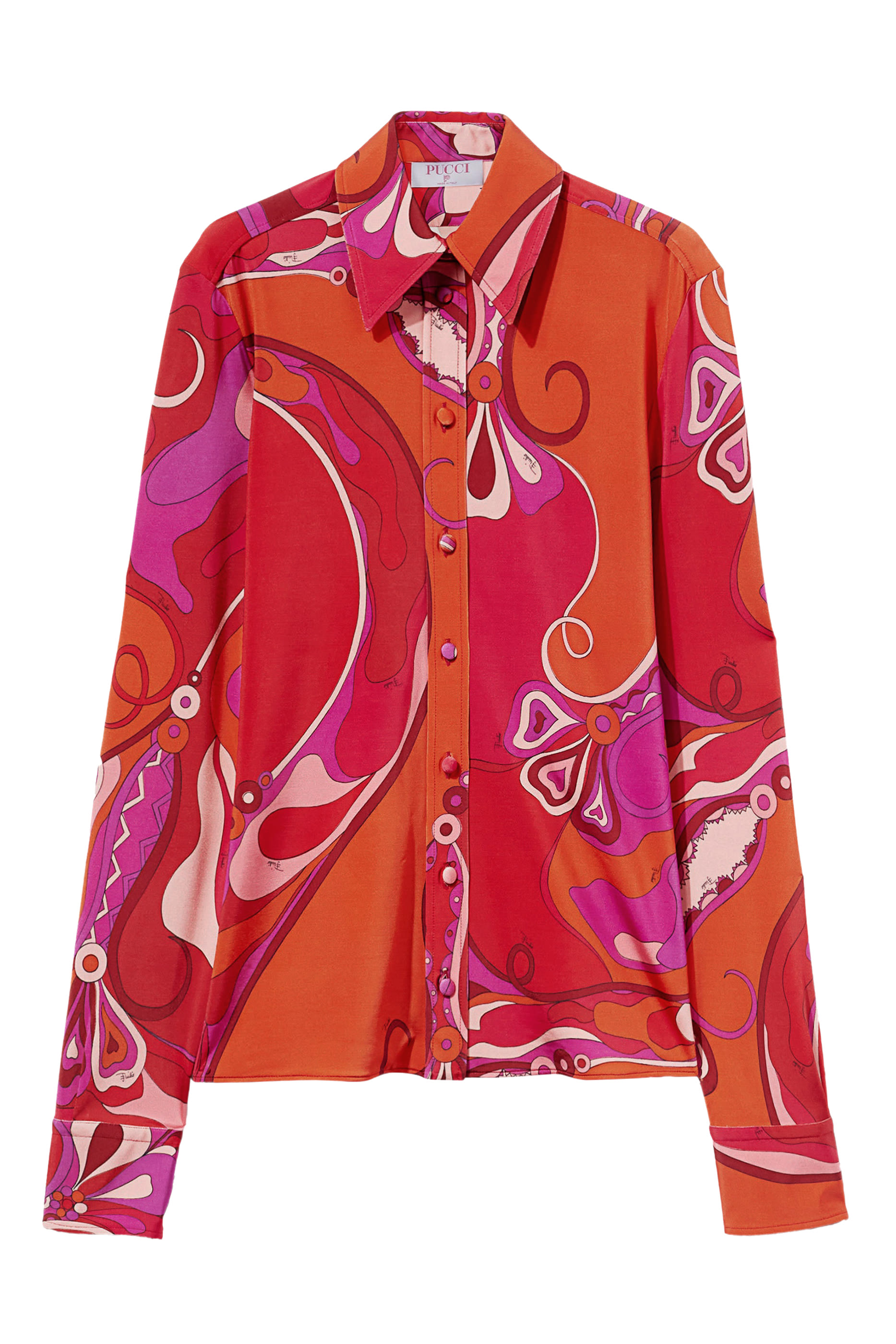 Orchidee-Print Shirt