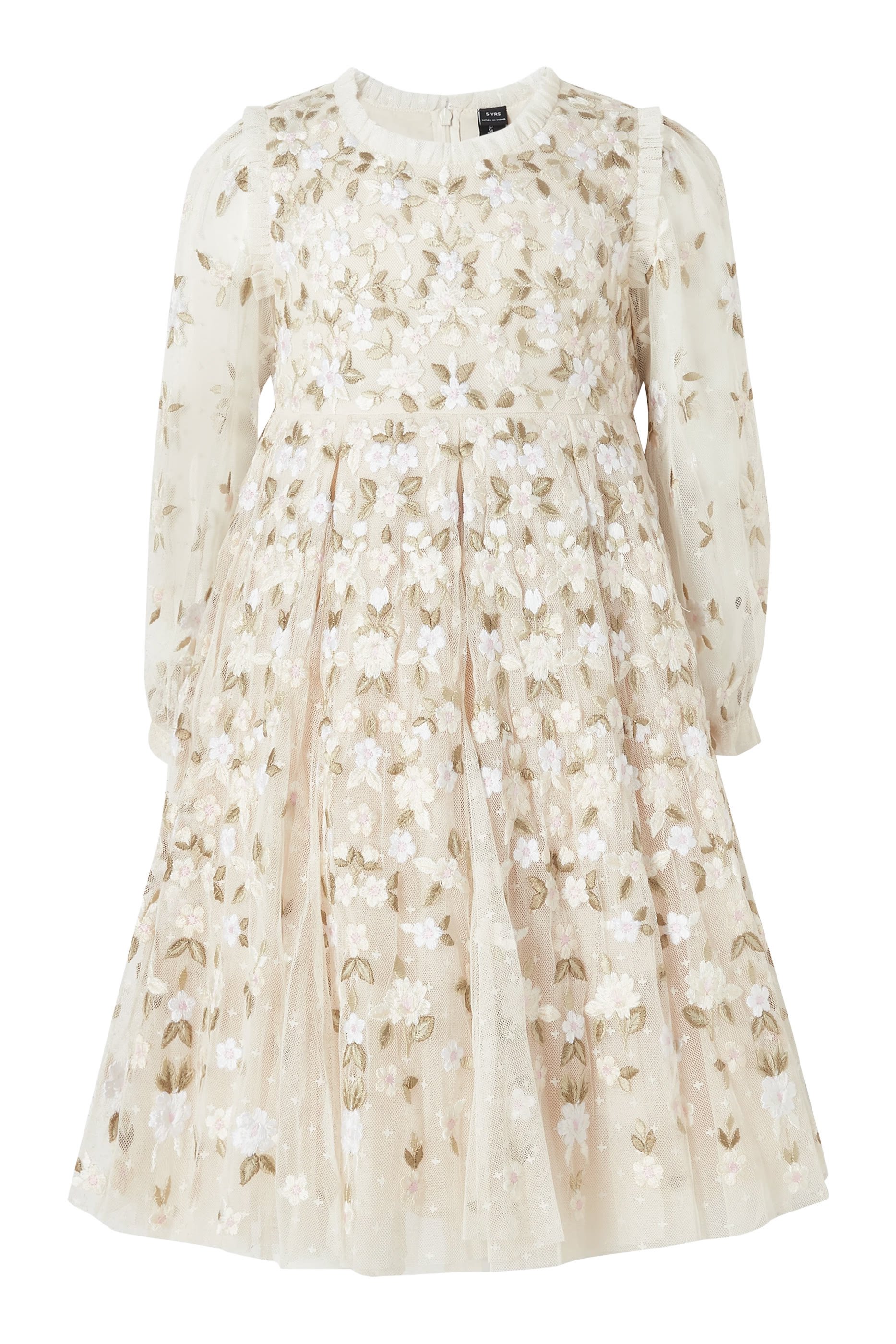 Kids Camellia Ditsy Long Sleeves Dress