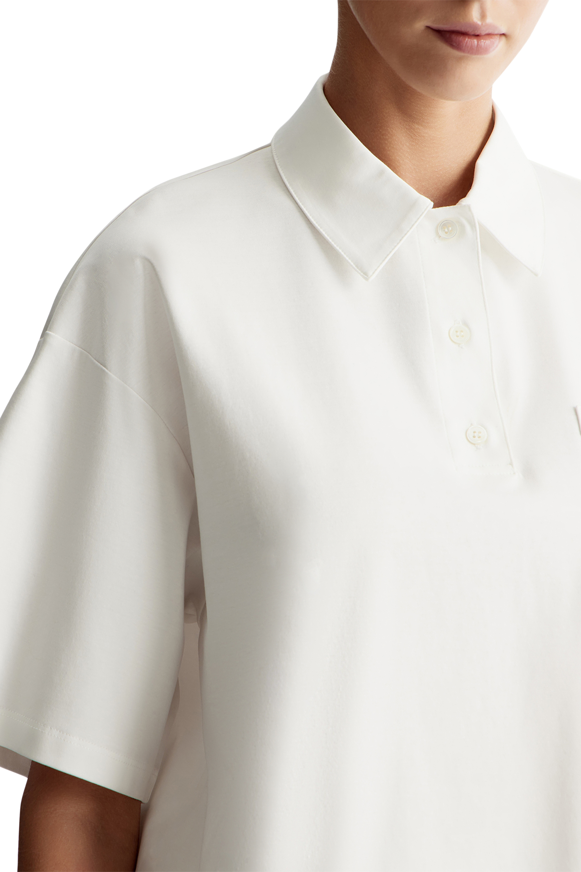 Chest-Pocket Cotton Polo Shirt